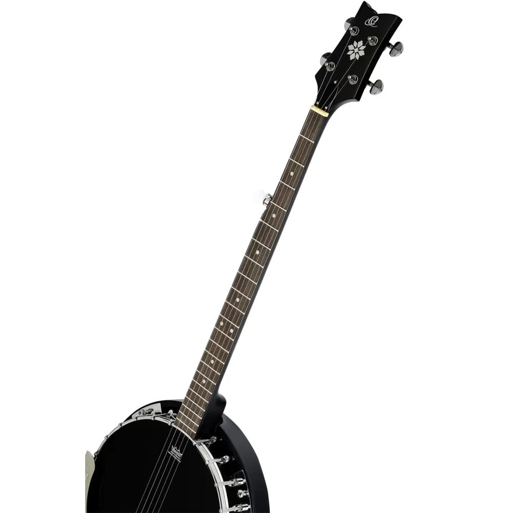 Ortega - 5-String Banjo Mahogany - Black - OBJ250-SBK - Image 4