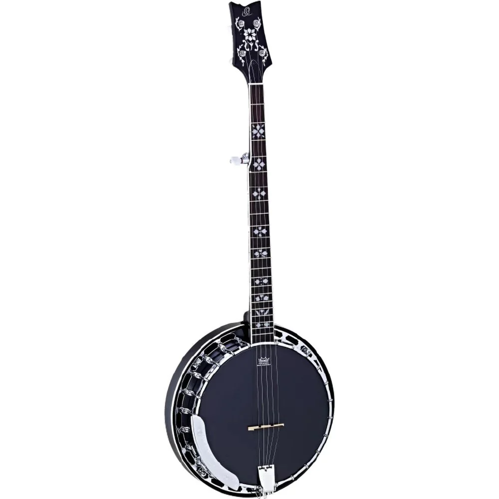 Ortega - 5-String Banjo Mahogany - Black - OBJ450-SBK