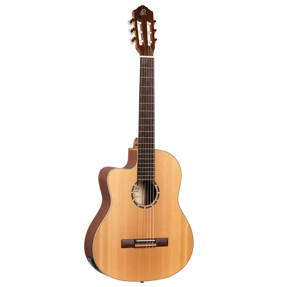 Ortega - Full-Size Guitar Solid Cedar/Mahogany Natural - RCE131L - Left-Handed
