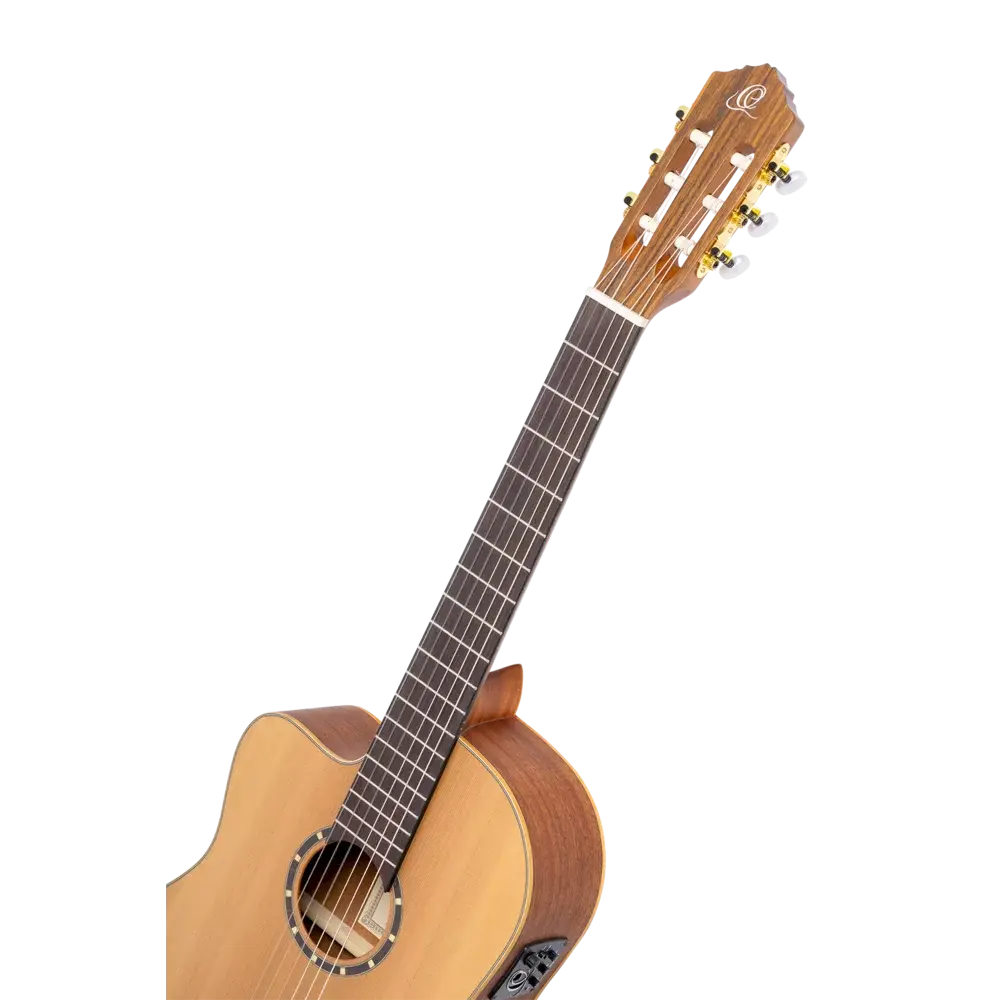 Ortega - Full-Size Guitar Solid Cedar/Mahogany Natural - RCE131L - Left-Handed - Image 3