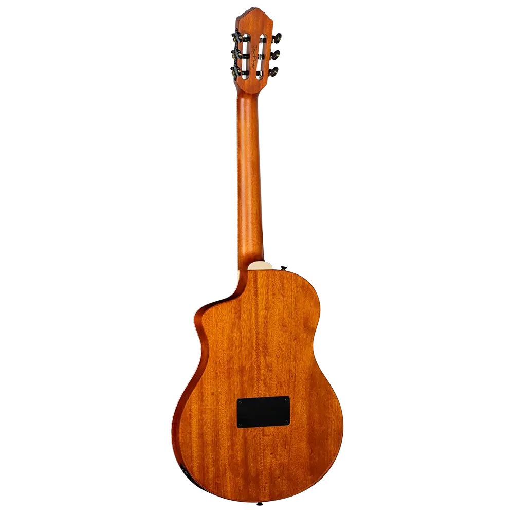 Ortega - Full-Size Guitar Solid Okoume / Flamed Maple Blue - RTPDLX-FMA - Image 2