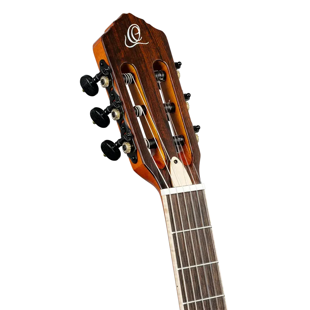 Ortega - Full-Size Guitar Solid Okoume / Flamed Maple Blue - RTPDLX-FMA - Image 5