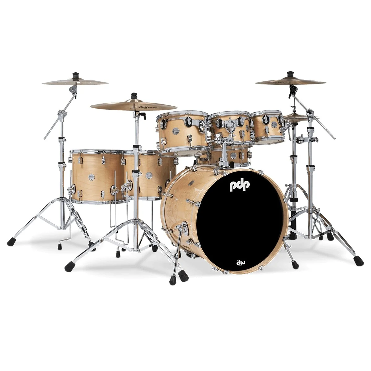PDP - Concept Maple 7-Piece Shell Pack Natural Lacquer PDCM2217NA