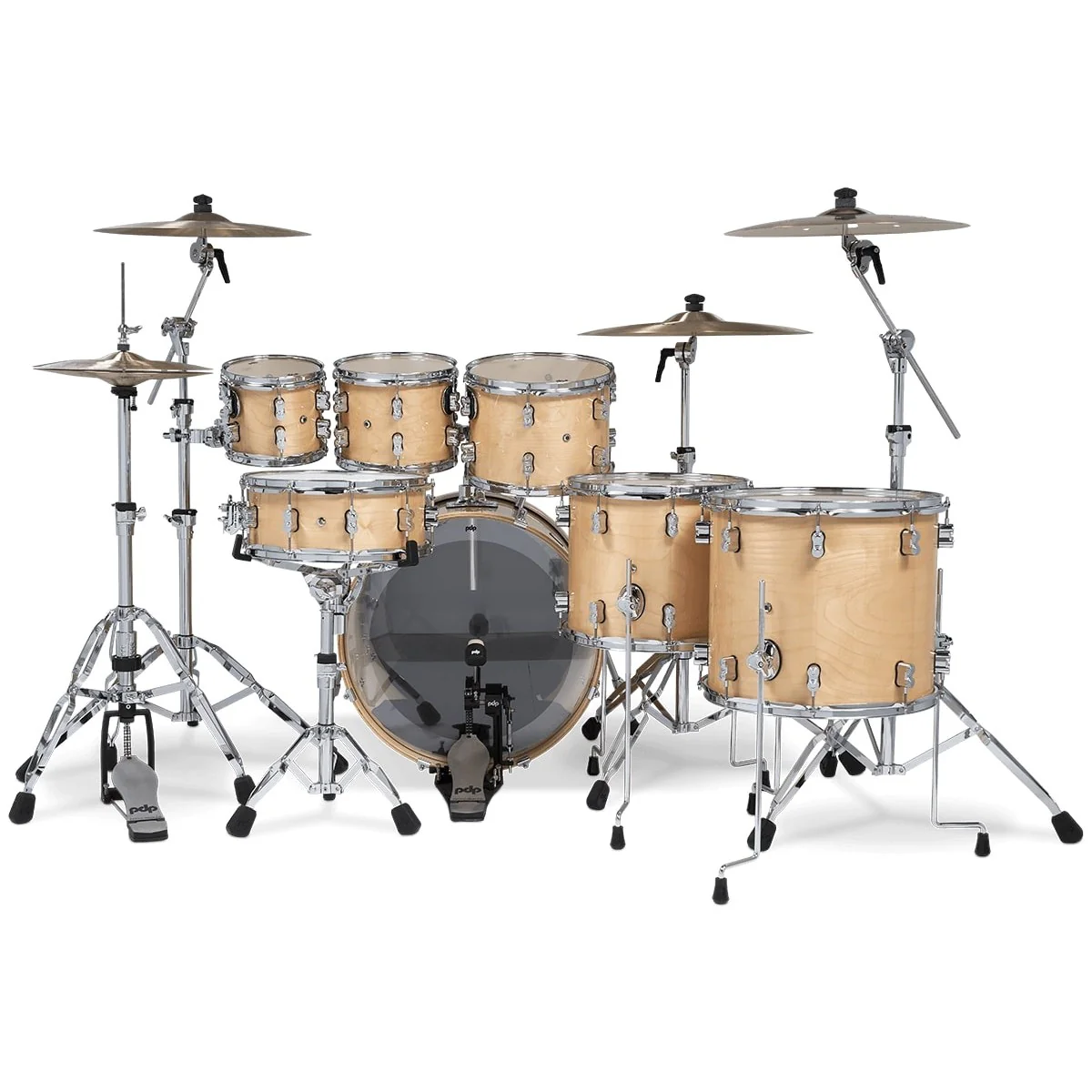 PDP - Concept Maple 7-Piece Shell Pack Natural Lacquer PDCM2217NA - Image 2