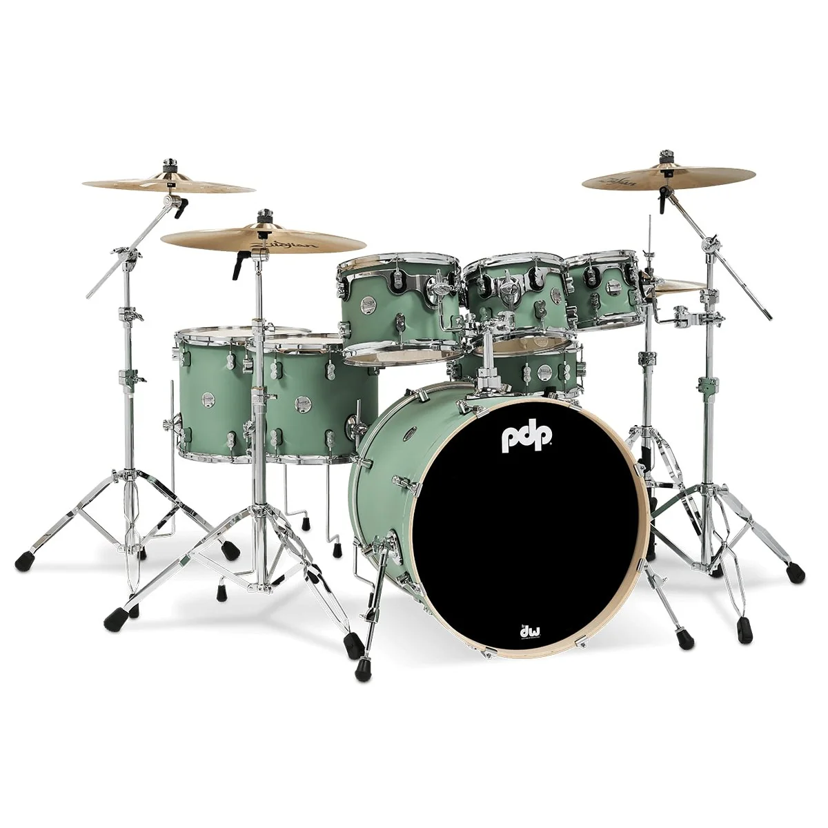 PDP - Concept Maple 7-Piece Shell Pack Satin Seafoam PDCM2217SF