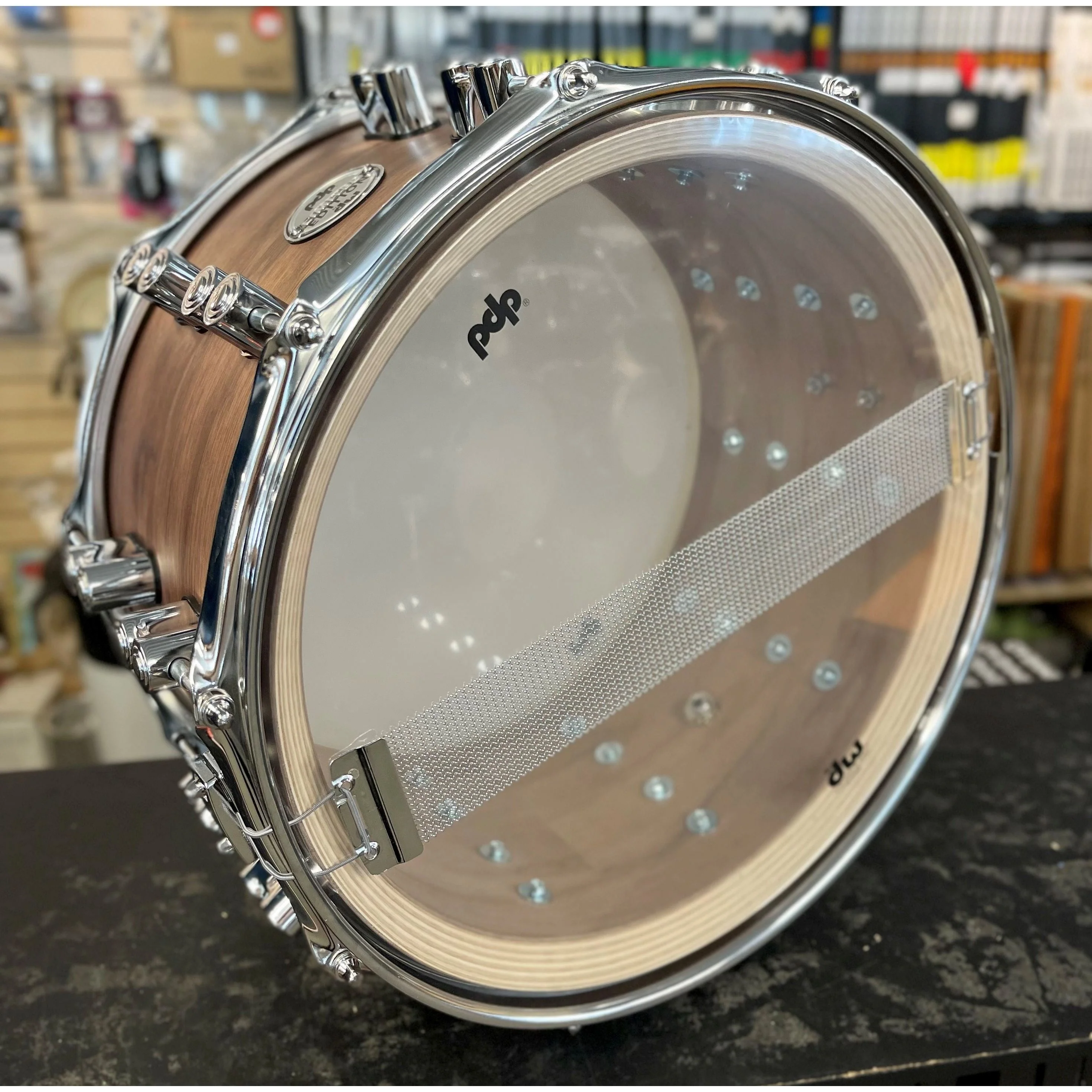 PDP - Limited Edition Concept Series Maple Walnut Hybrid EXT-PLY Snare 8x14 PDSN0814MWNS - Image 2