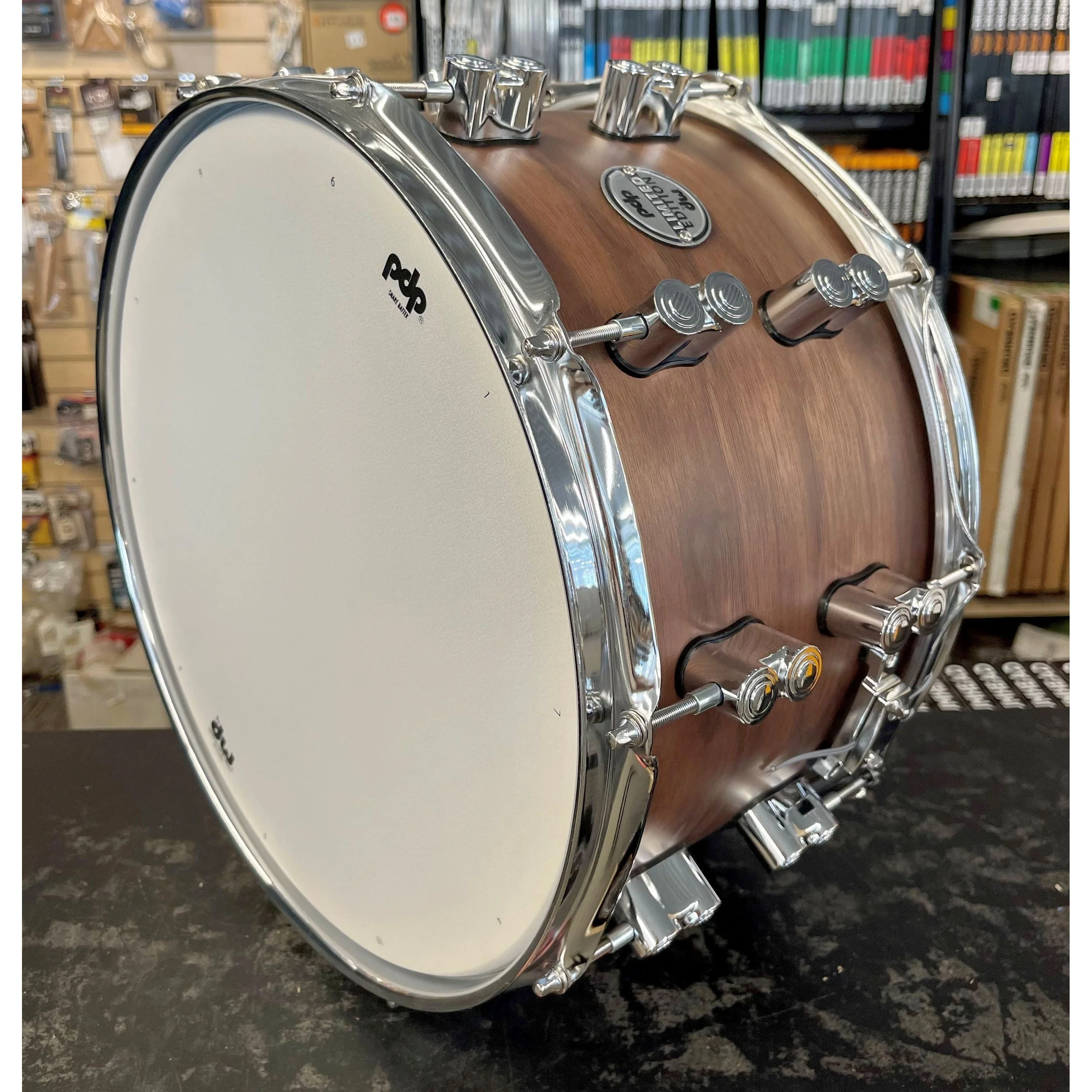 PDP - Limited Edition Concept Series Maple Walnut Hybrid EXT-PLY Snare 8x14 PDSN0814MWNS - Image 3