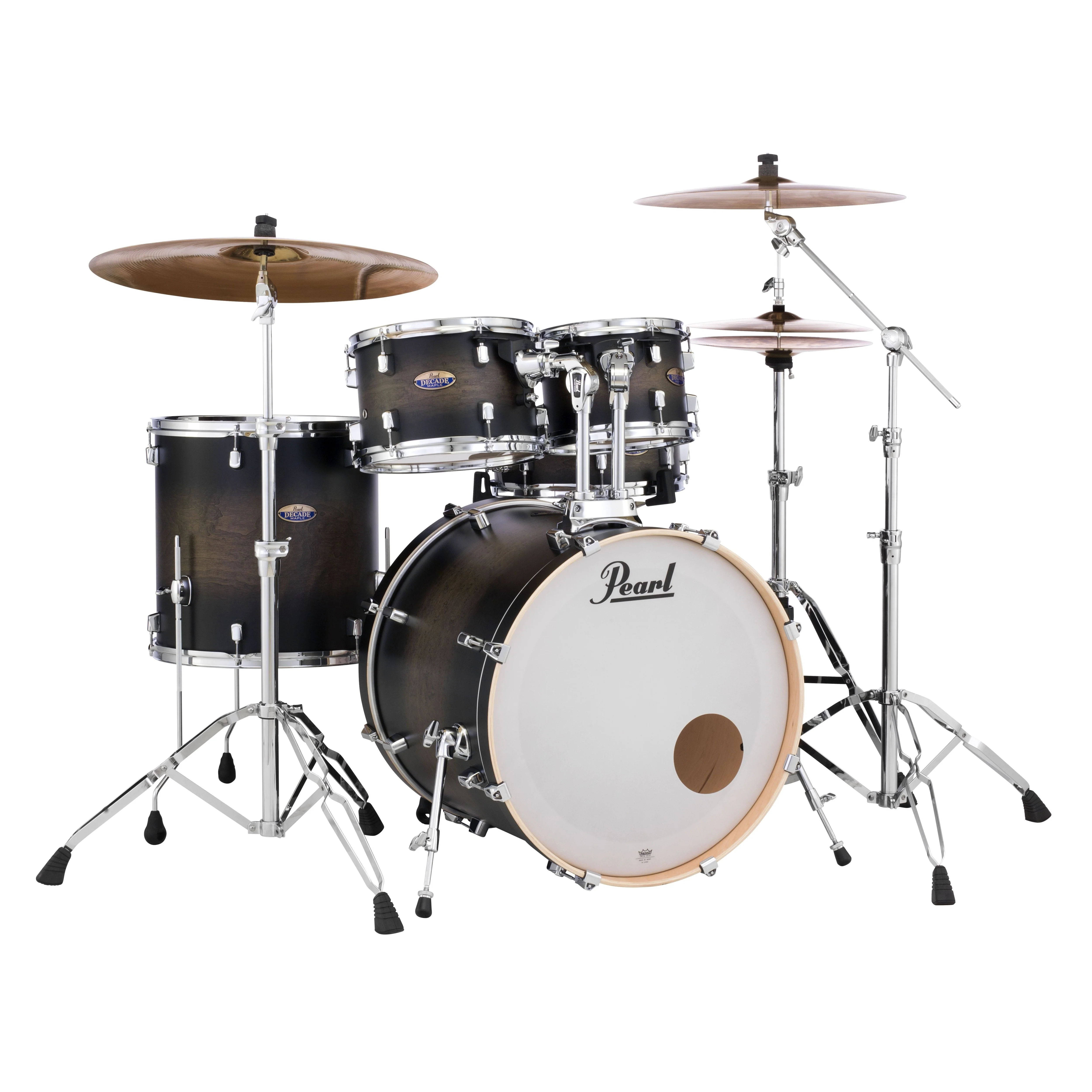 Pearl - Decade Maple 5-Piece Shell Pack Satin Black Burst DMP925SPC262