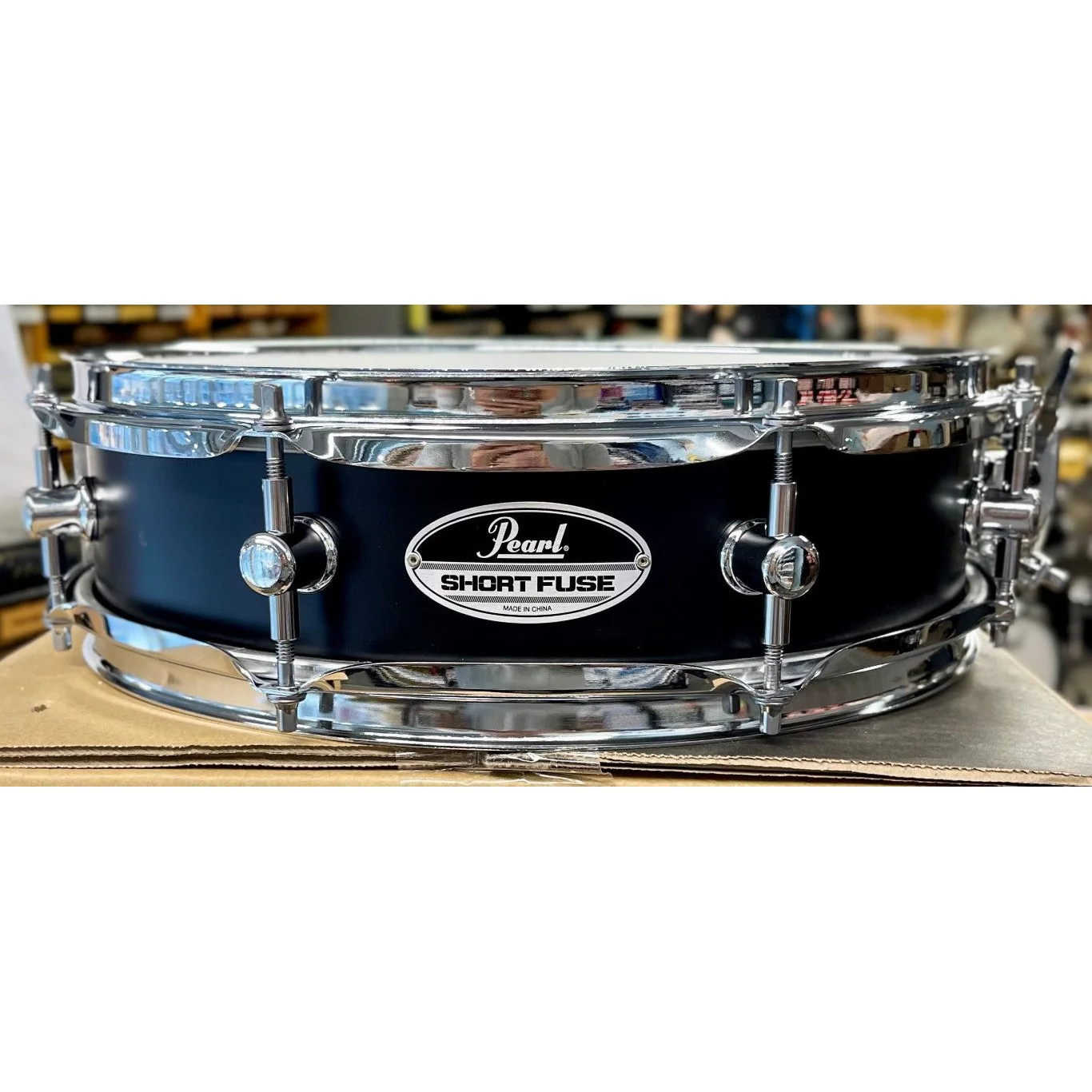 Pearl - Short Fuse Snare 3.5x13 Black Steel SFS1335B