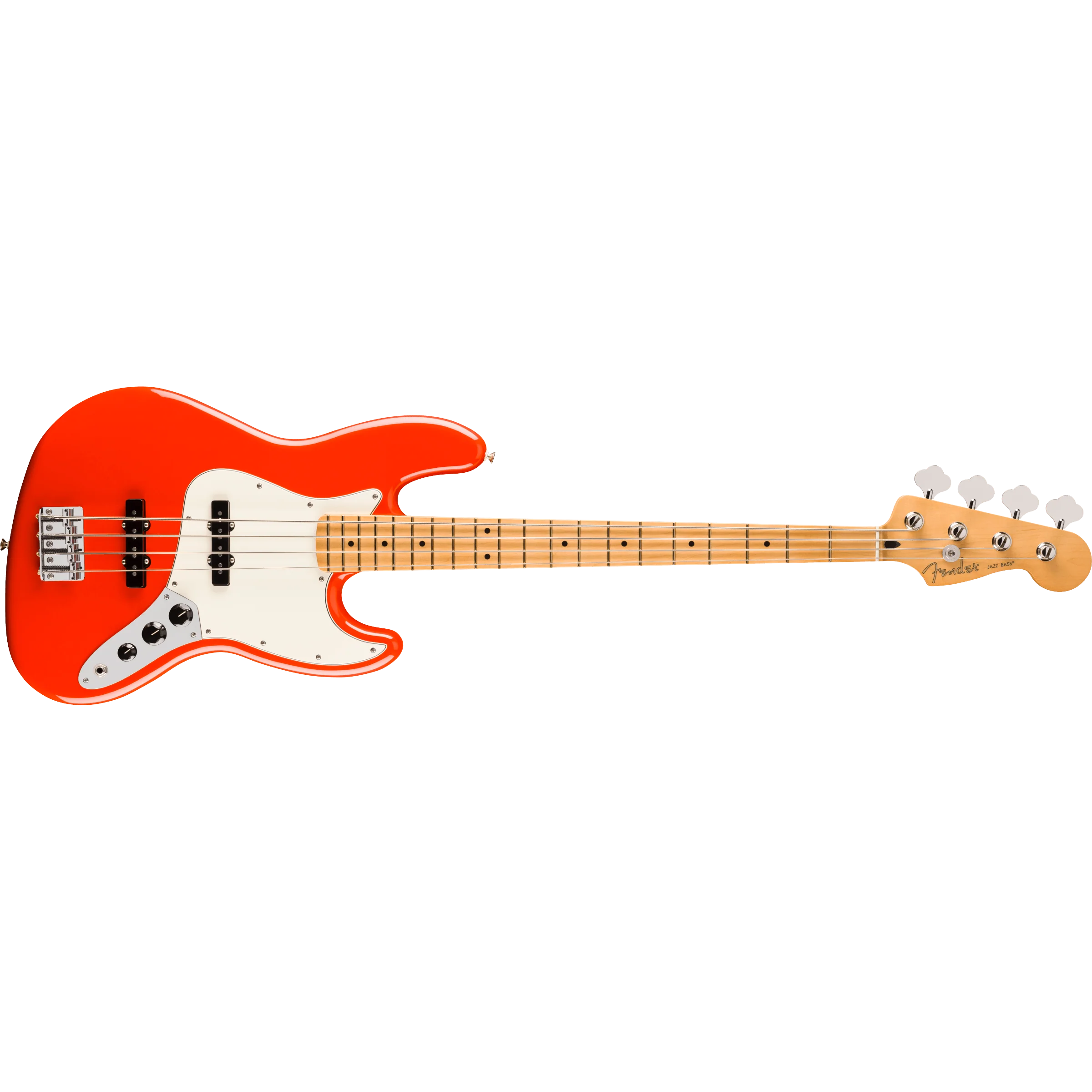 Fender - Player II Jazz Bass® - Maple Fingerboard - Coral Red - 014-0482-558
