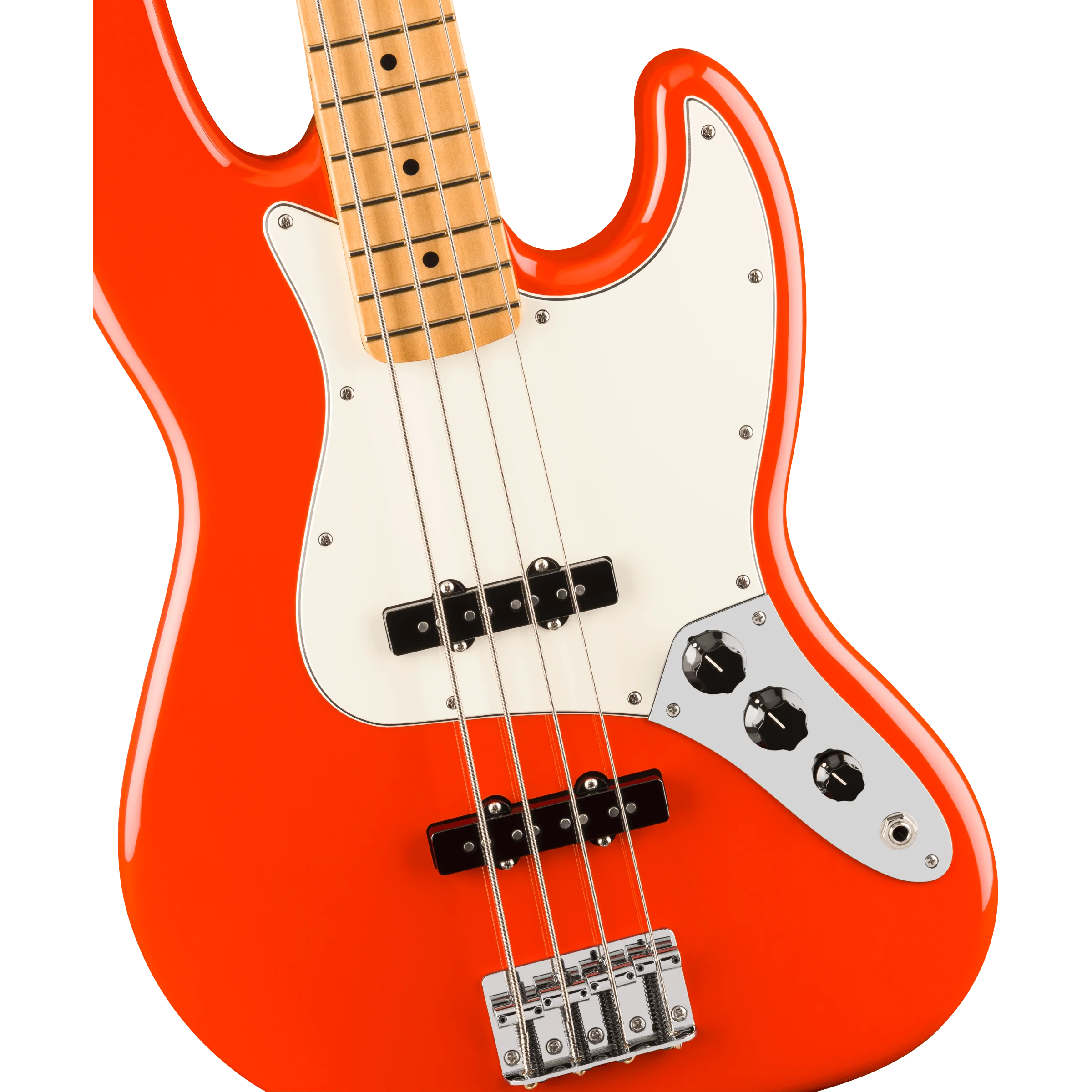 Fender - Player II Jazz Bass® - Maple Fingerboard - Coral Red - 014-0482-558 - Image 3