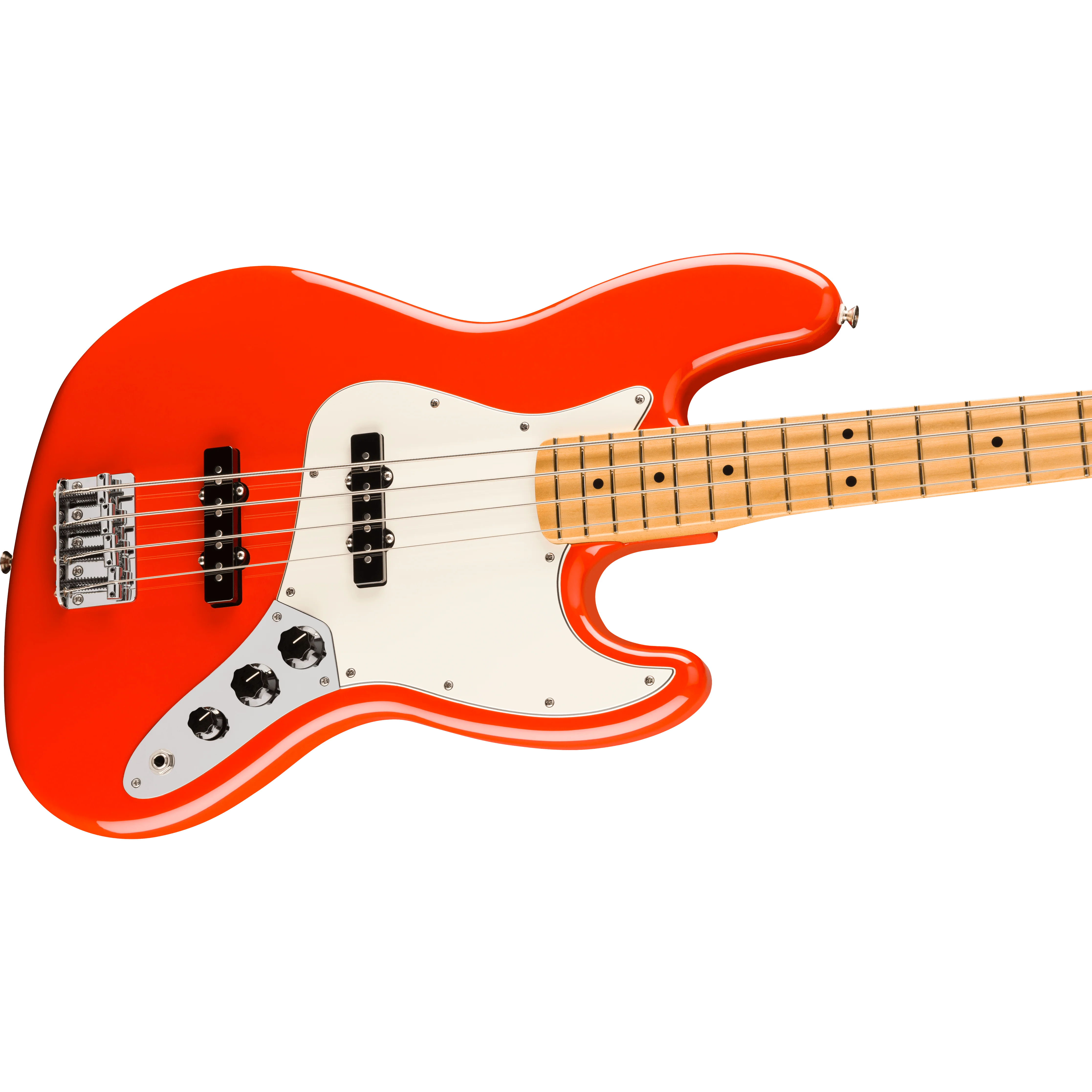 Fender - Player II Jazz Bass® - Maple Fingerboard - Coral Red - 014-0482-558 - Image 4