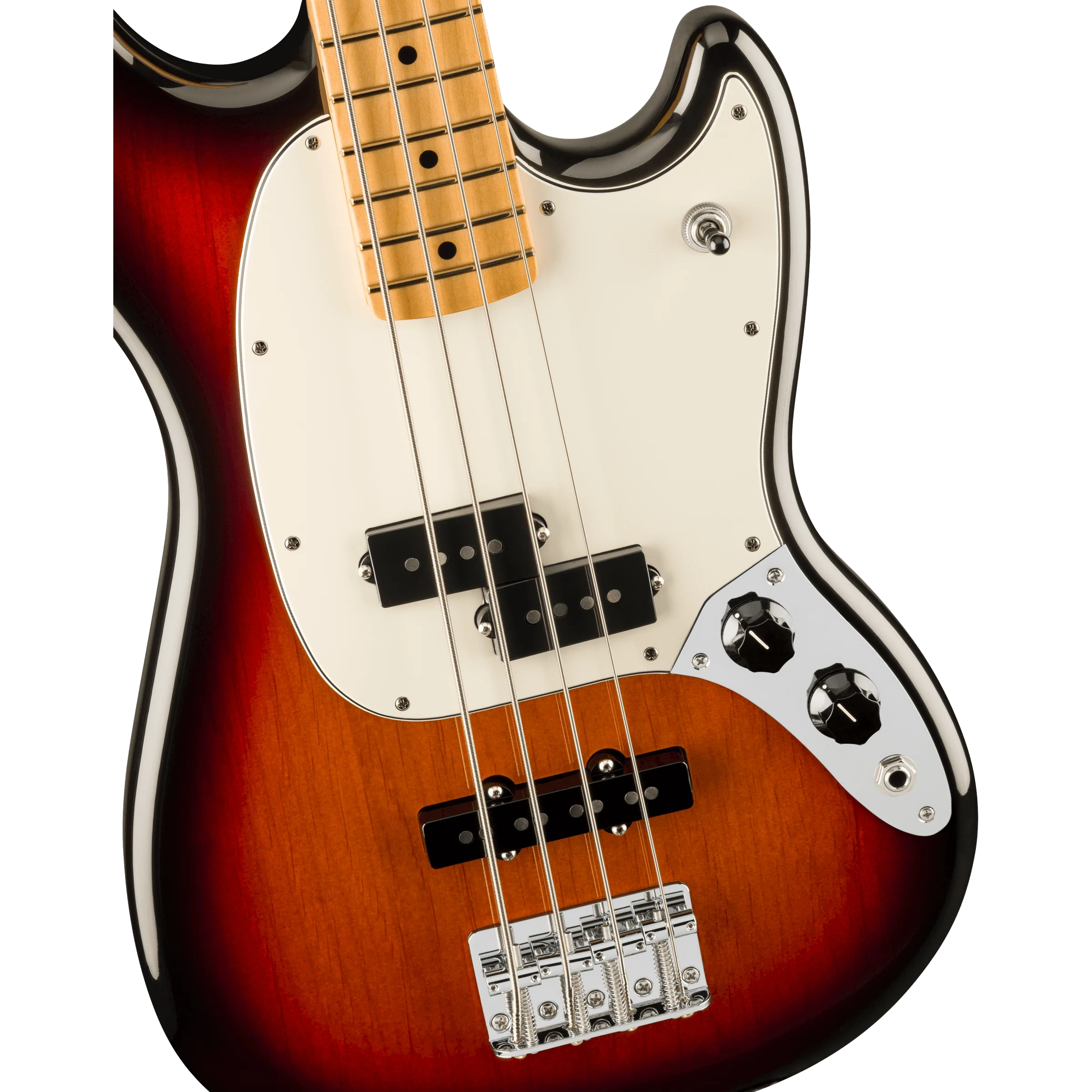 Fender - Player II Mustang® Bass PJ - Maple Fingerboard - 3-Color Sunburst - 014-0492-500 - Image 3