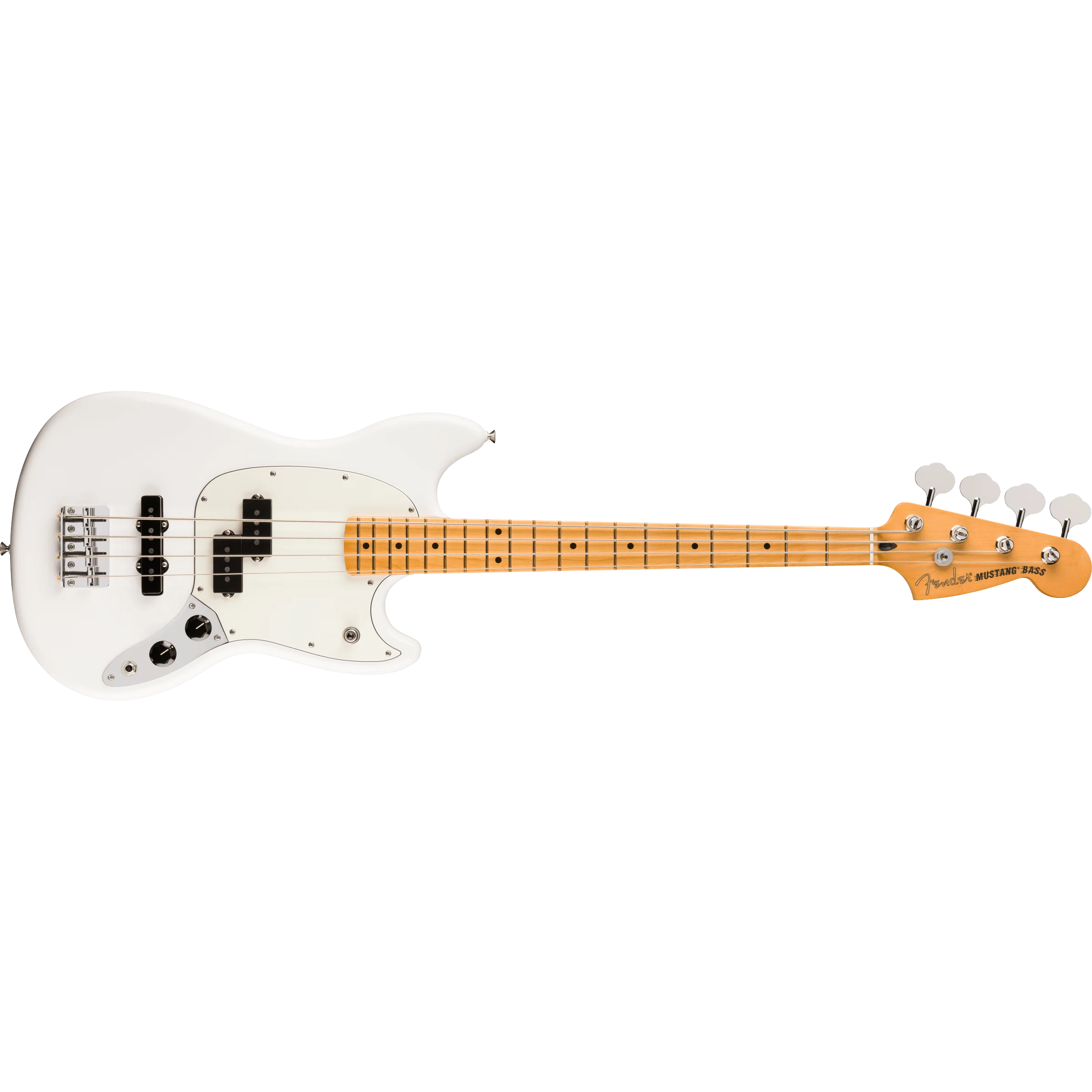 Fender - Player II Mustang® Bass PJ - Maple Fingerboard - Polar White - 014-0492-515