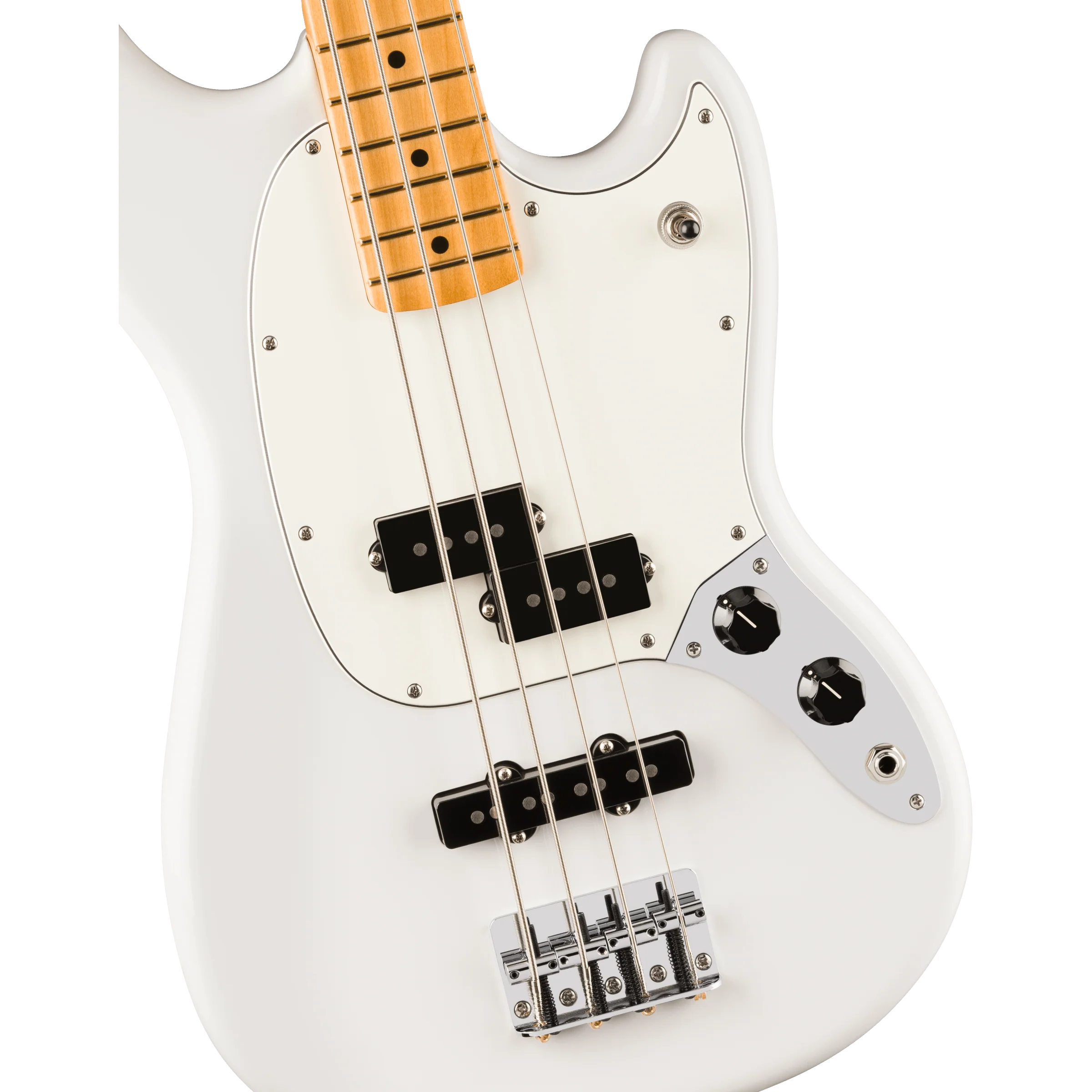 Fender - Player II Mustang® Bass PJ - Maple Fingerboard - Polar White - 014-0492-515 - Image 3