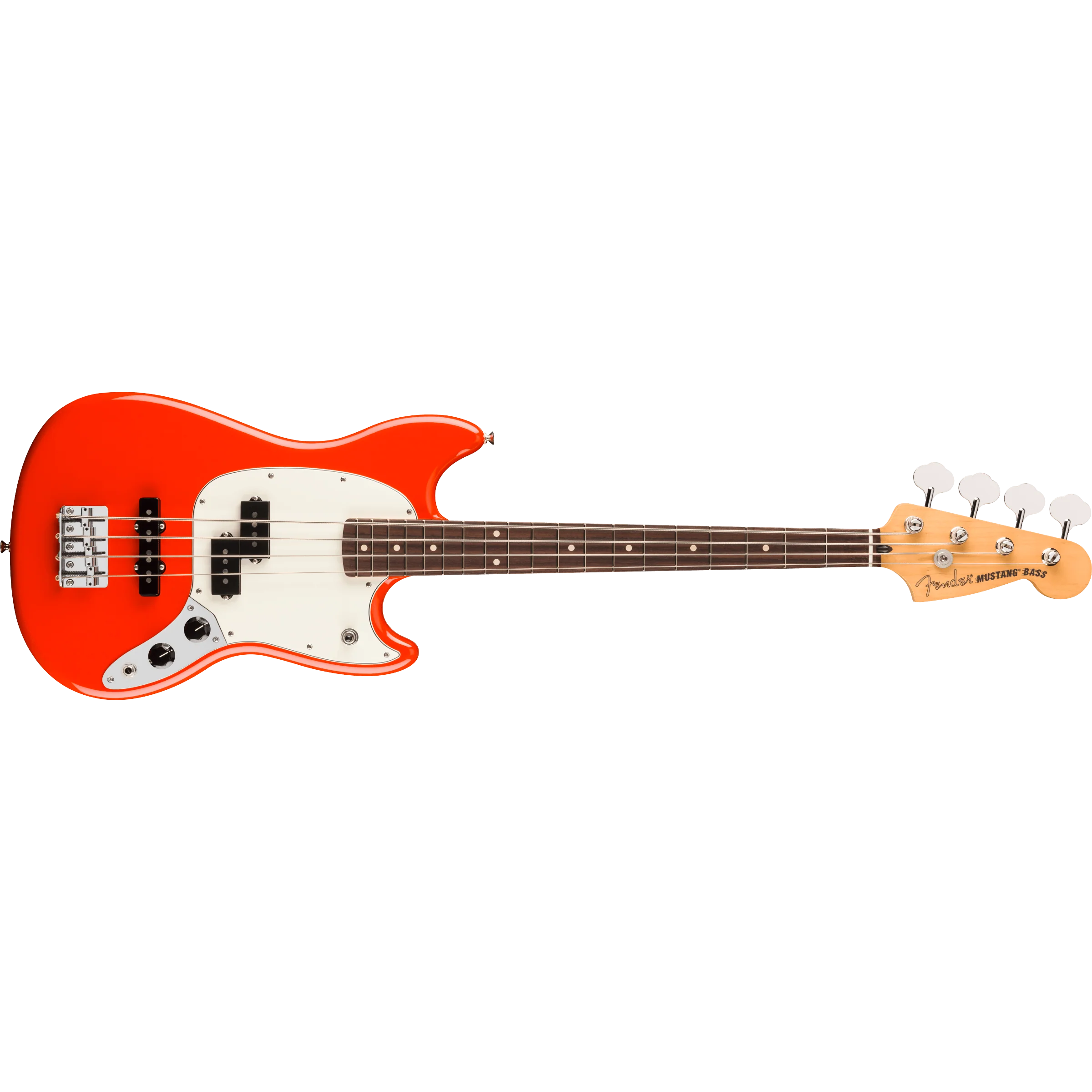 Fender - Player II Mustang® Bass PJ - Rosewood Fingerboard - Coral Red - 014-0490-558