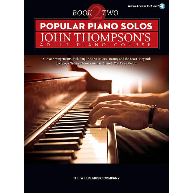 Popular Piano Solos – John Thompson's Adult Piano Course (Book 2)