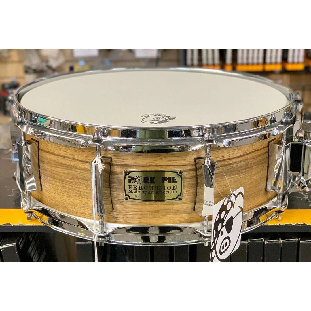 Pork Pie - 10-Ply Oak with African Marble Snare 5x14