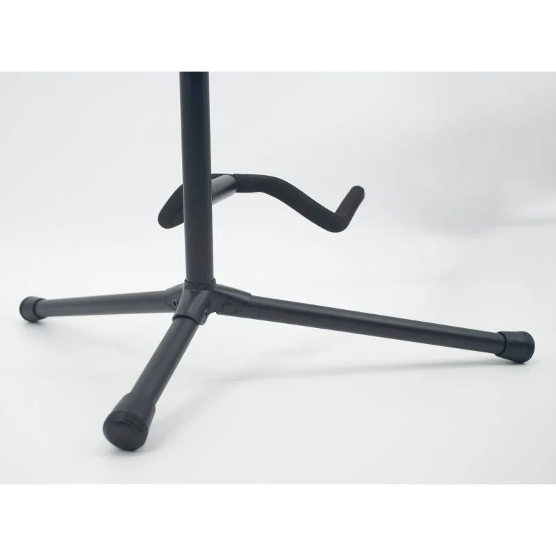 Profile - Black Guitar Stand With Rubber Padded Neck Support - GS450 - Image 4