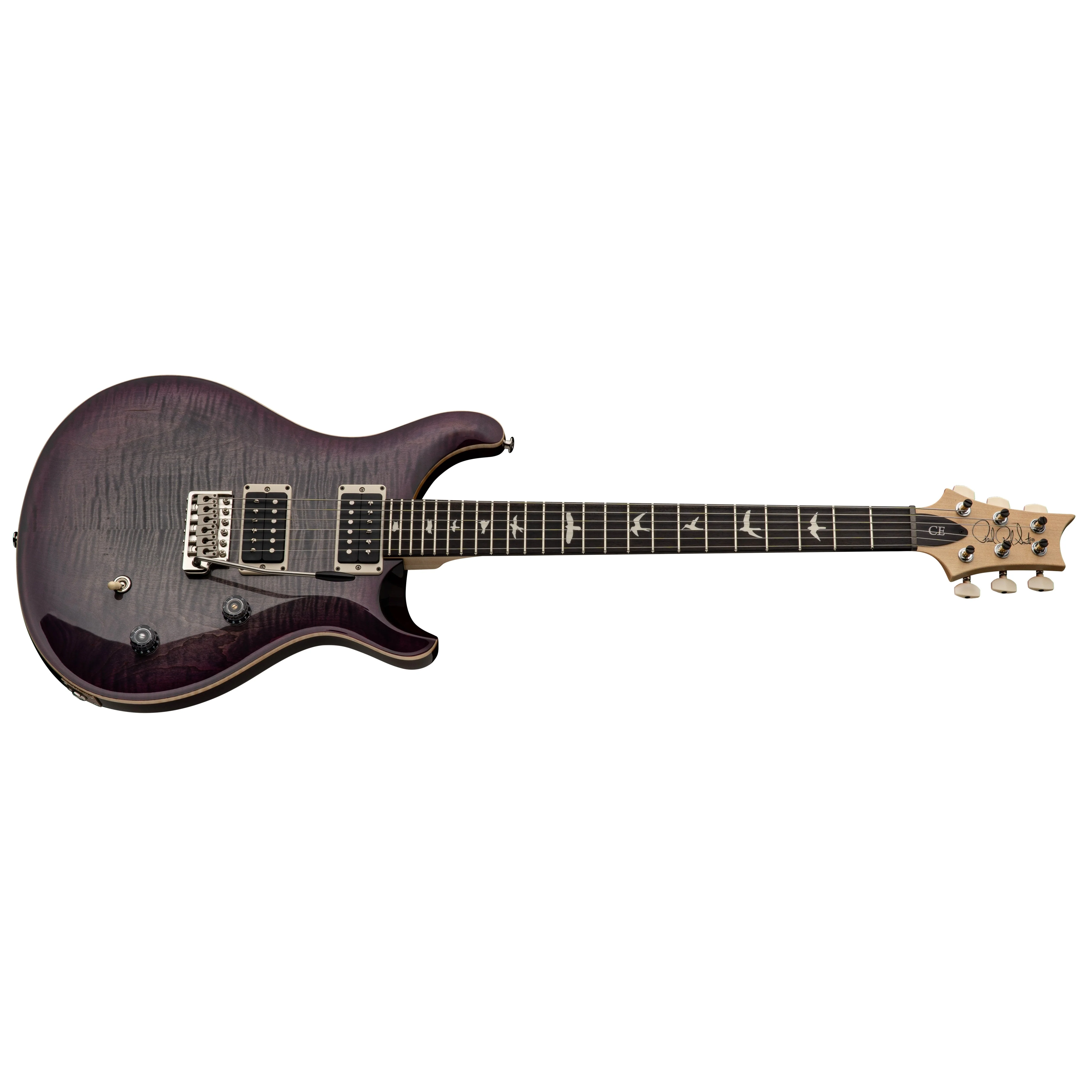 PRS - CE 24 - 2025 - Faded Gray Black Purple Burst - Image 2