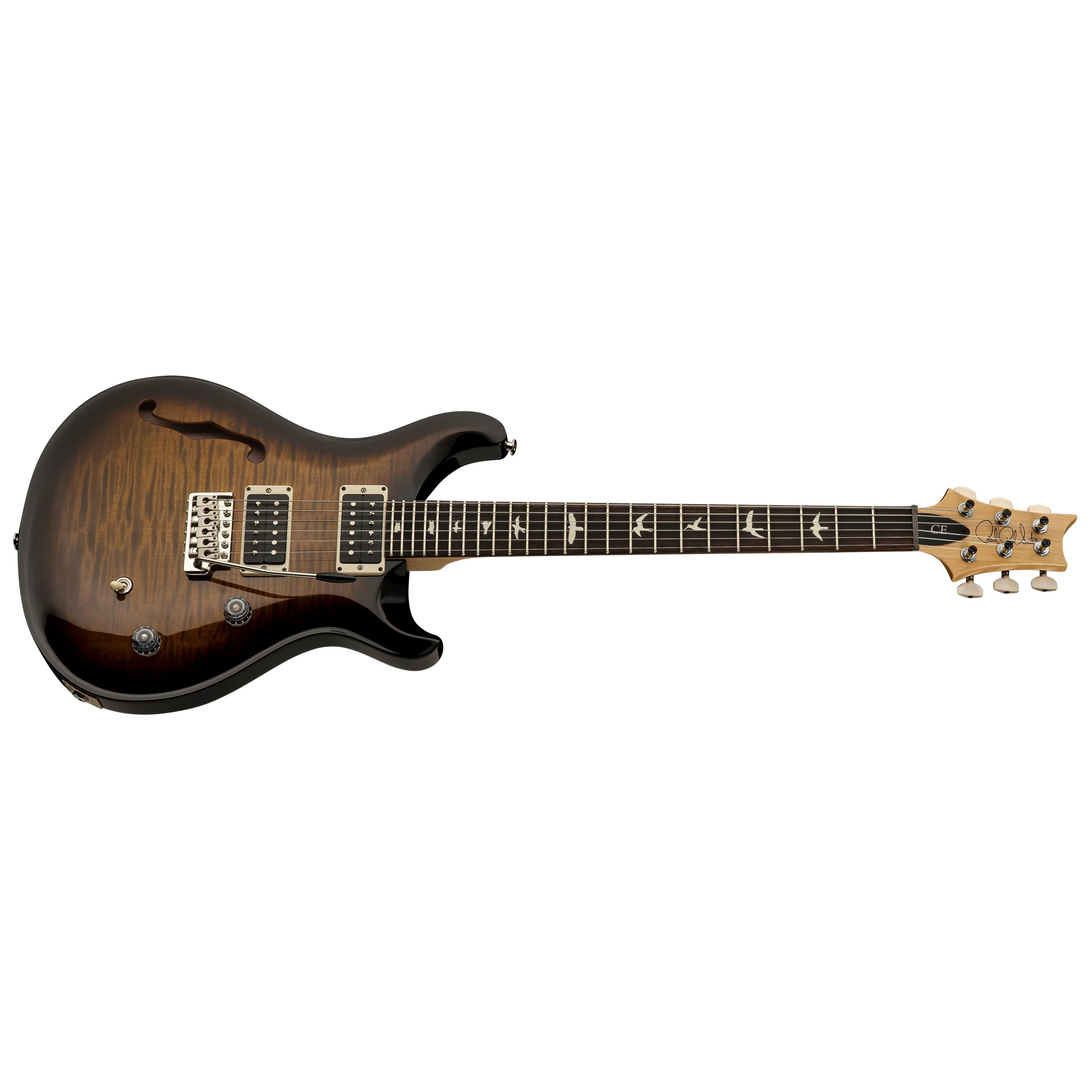 PRS - CE 24 Semi-Hollow - 2025 - Black Amber - Image 2