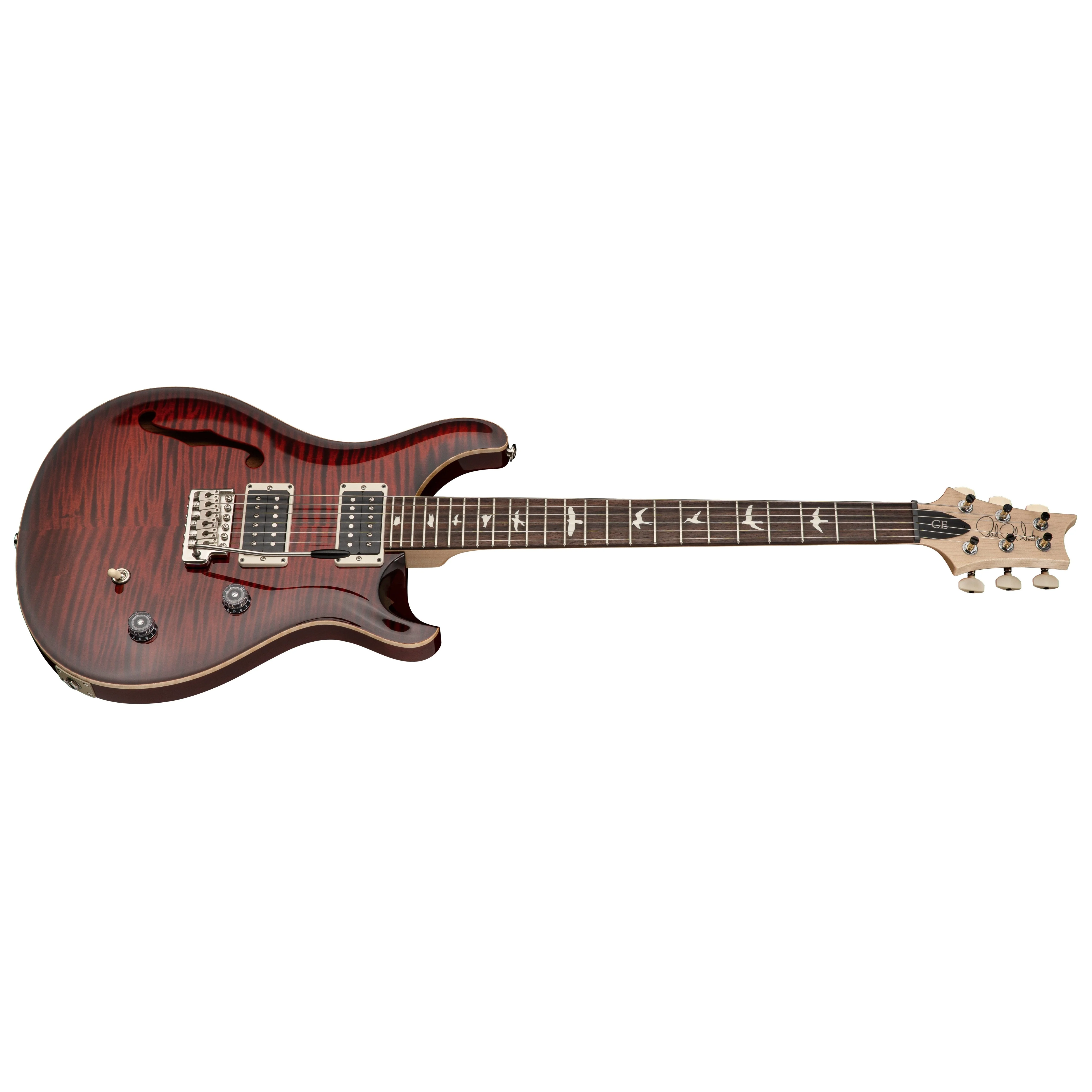 PRS - CE 24 Semi-Hollow - 2025 - Fire Red Burst - Image 2