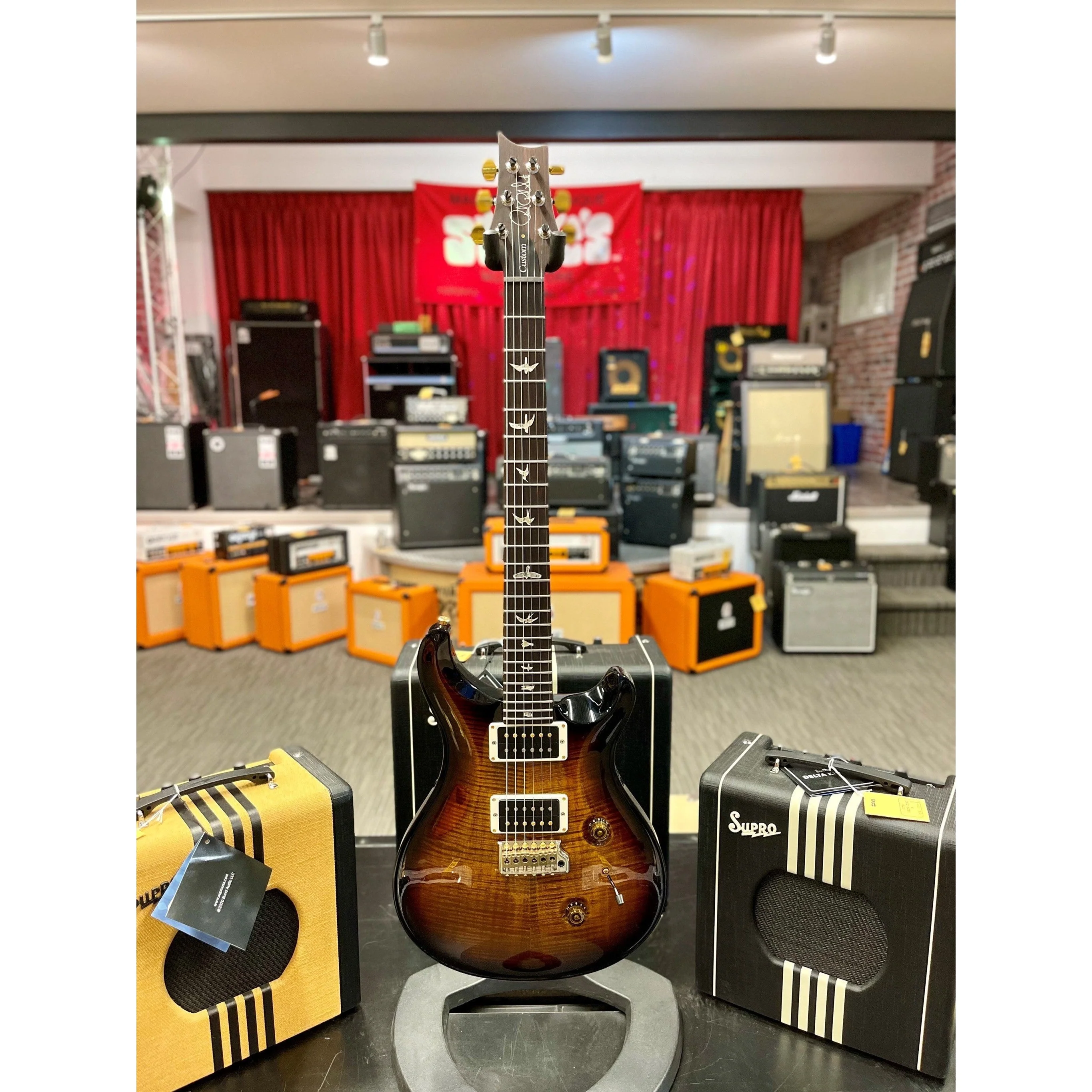 PRS - Core Custom 24 10-Top BW BLKGLDBT