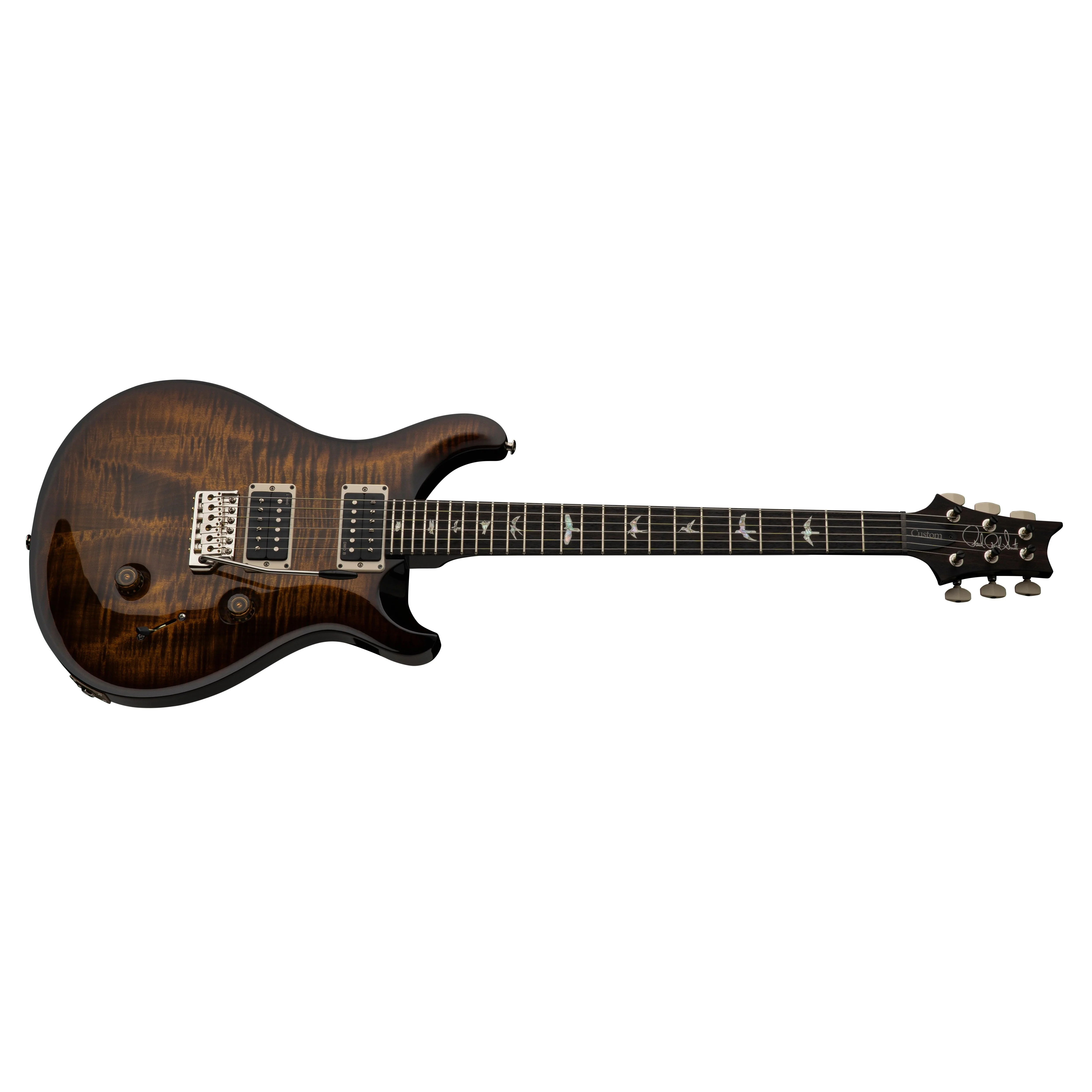PRS - Custom 24 - 2025 - Black Gold Wraparound Burst
