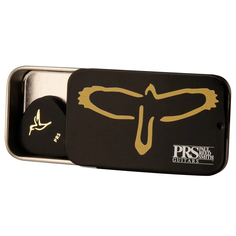 PRS - Gold Birds Assorted Picks w/Tin (12) Medium