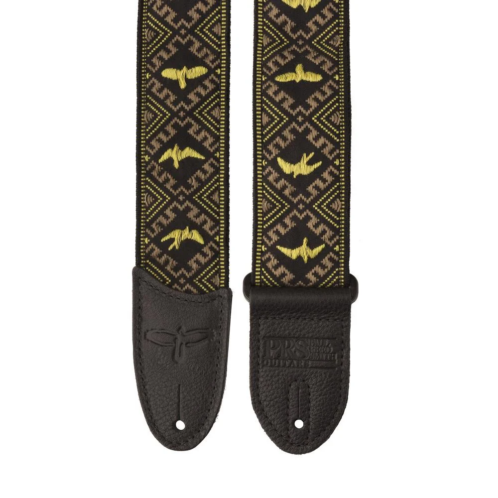 PRS - Hootenanny Style 2'' Strap Yellow Birds 102510 - Image 2