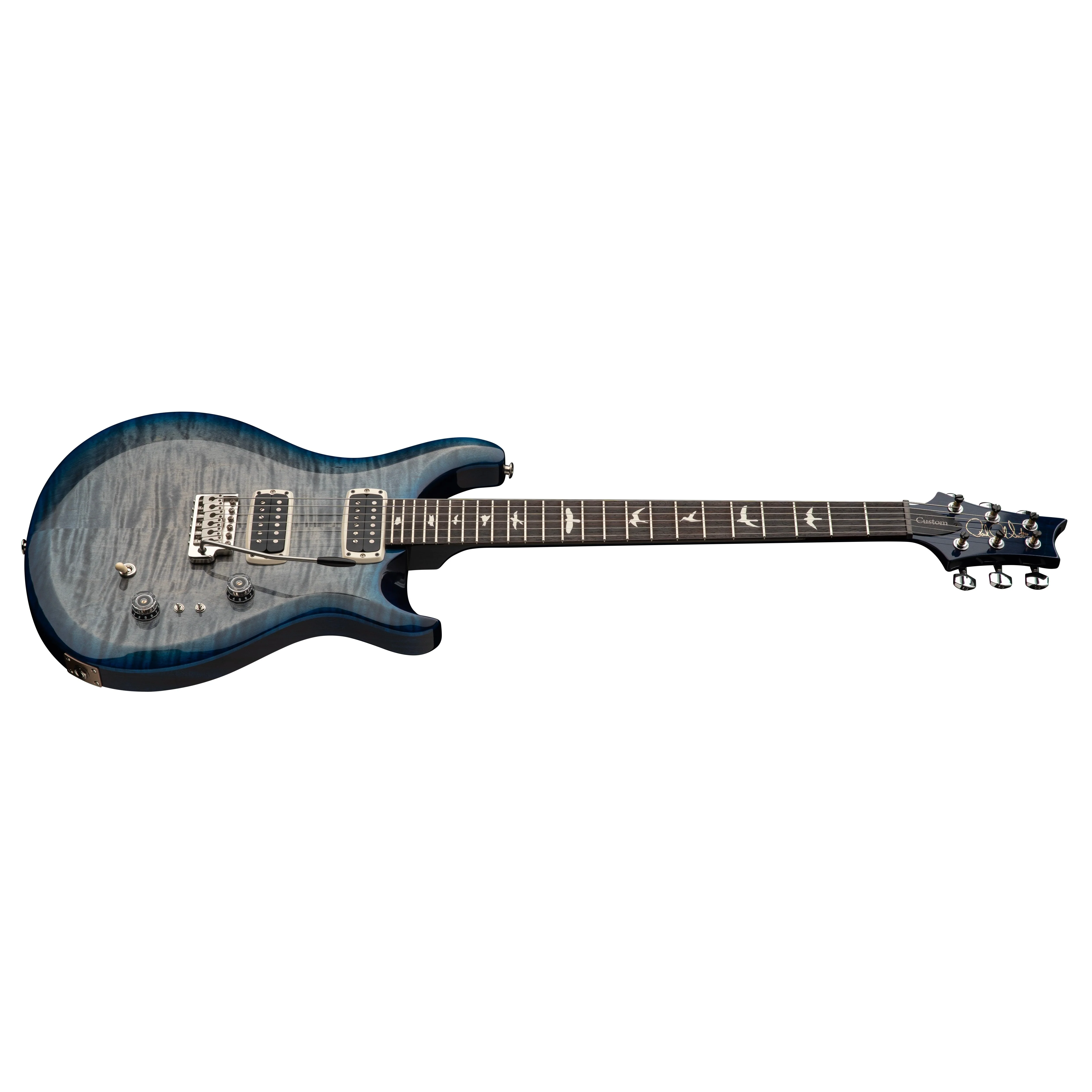 PRS - S2 Custom 24-08 - 2025 - Faded Gray Black Blue Burst - Image 2