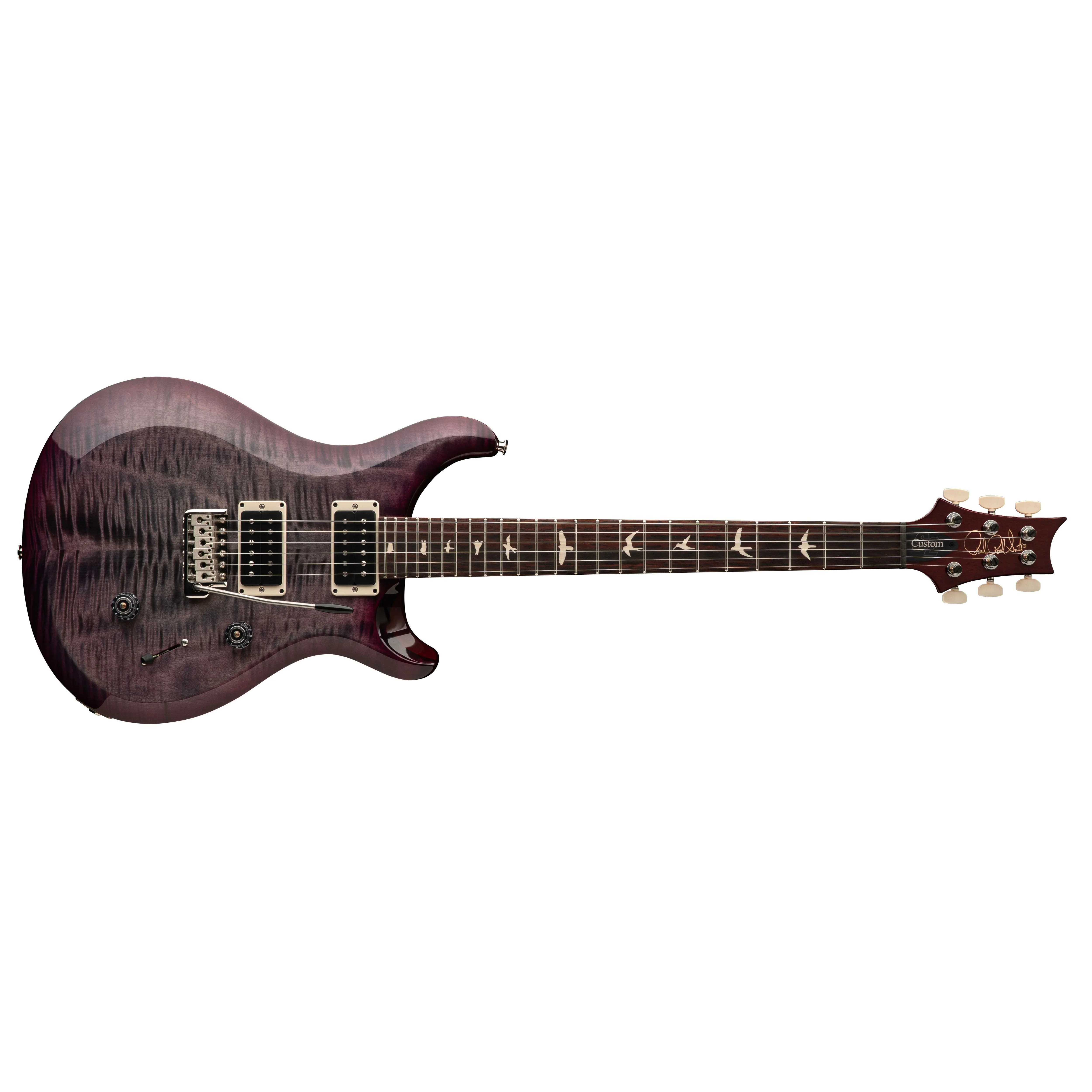 PRS - S2 Custom 24 - 2025 - Faded Gray Black Purple Burst