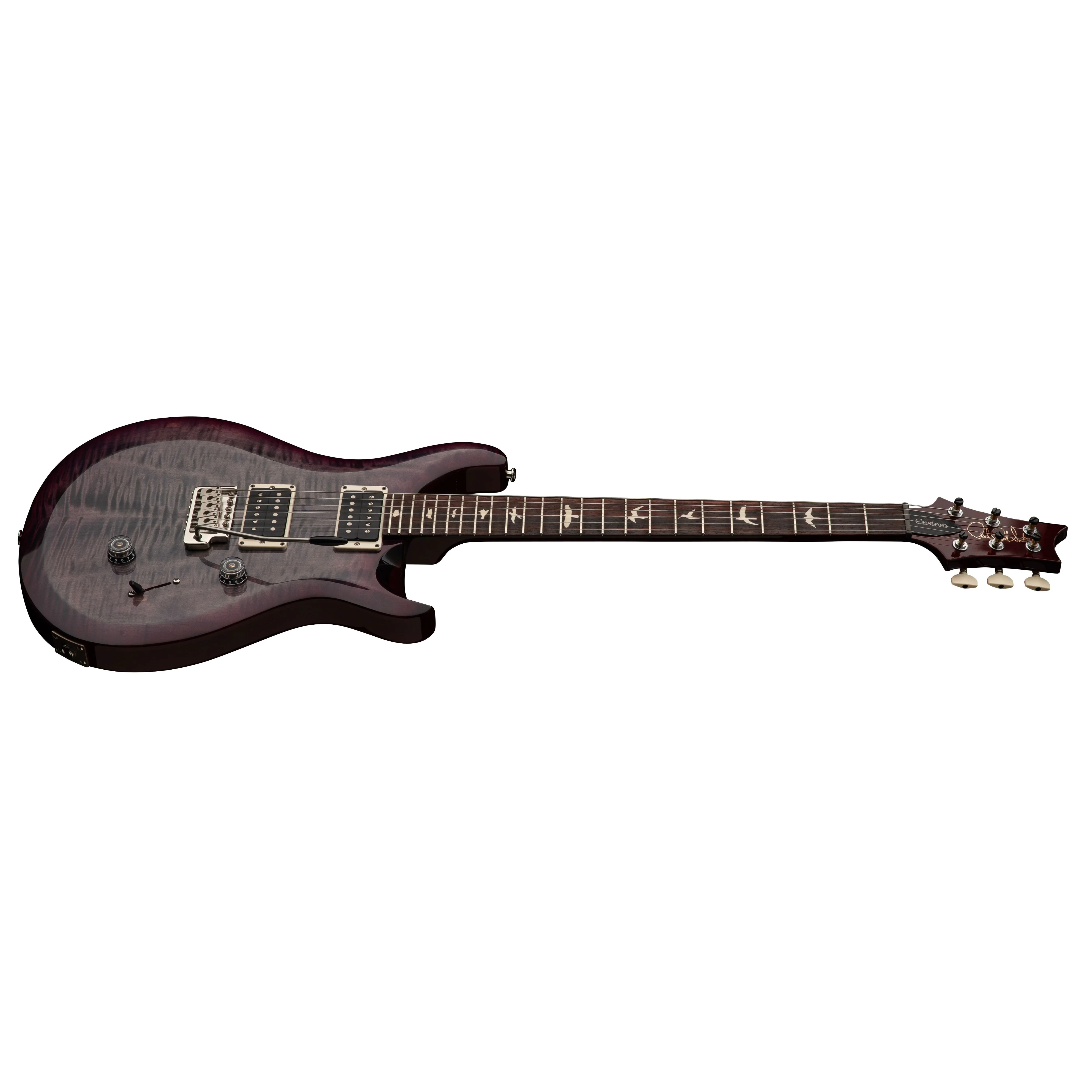 PRS - S2 Custom 24 - 2025 - Faded Gray Black Purple Burst - Image 2