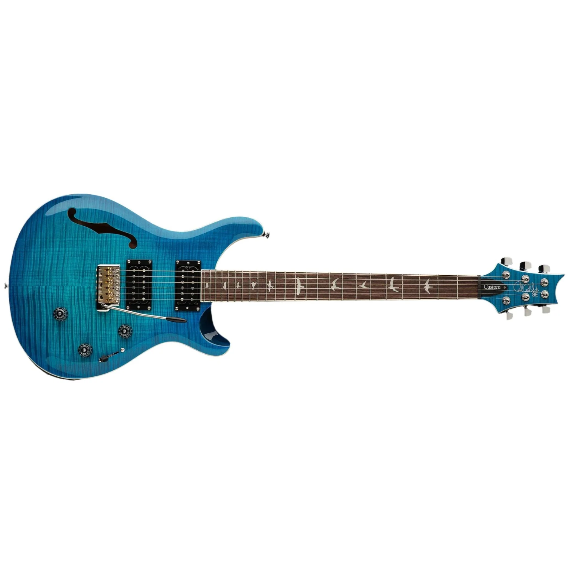 PRS - SE Custom 24 Semi-Hollow Piezo - 2025 - Lake Blue
