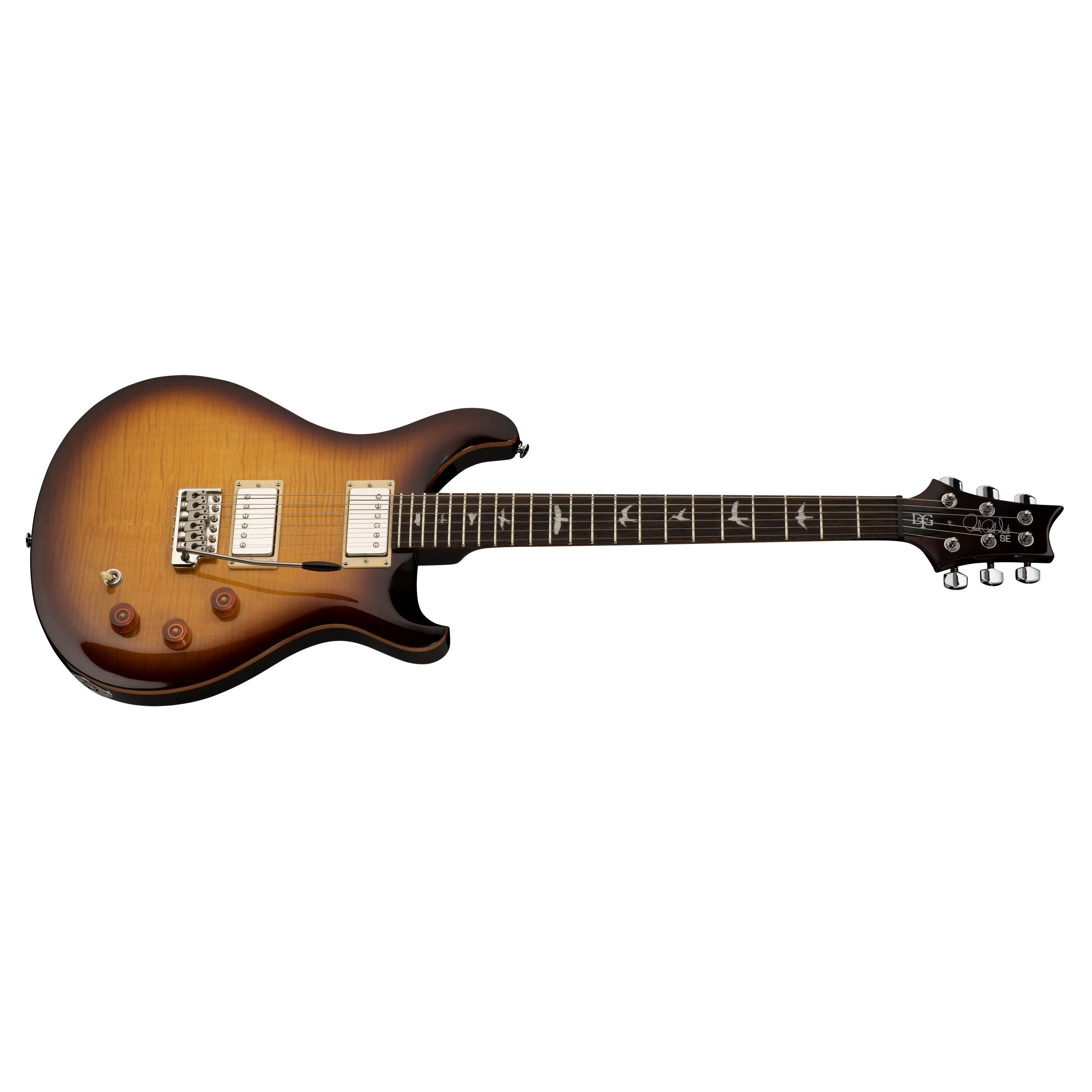 PRS - SE DGT McCarty Tobacco Sunburst Birds DGB22MT - Image 2