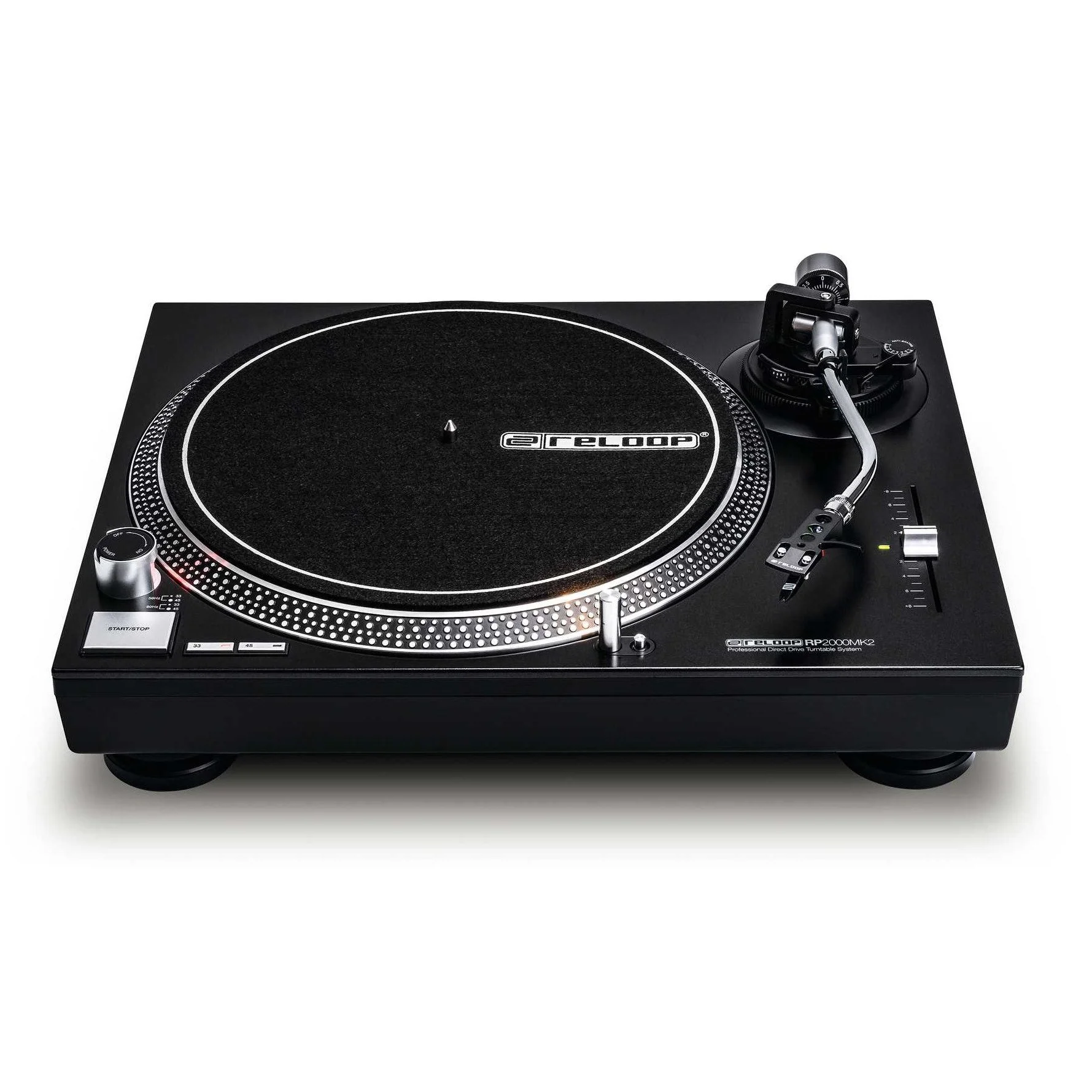 Reloop - RP-2000 MK2 Quartz-driven DJ turntable with direct drive