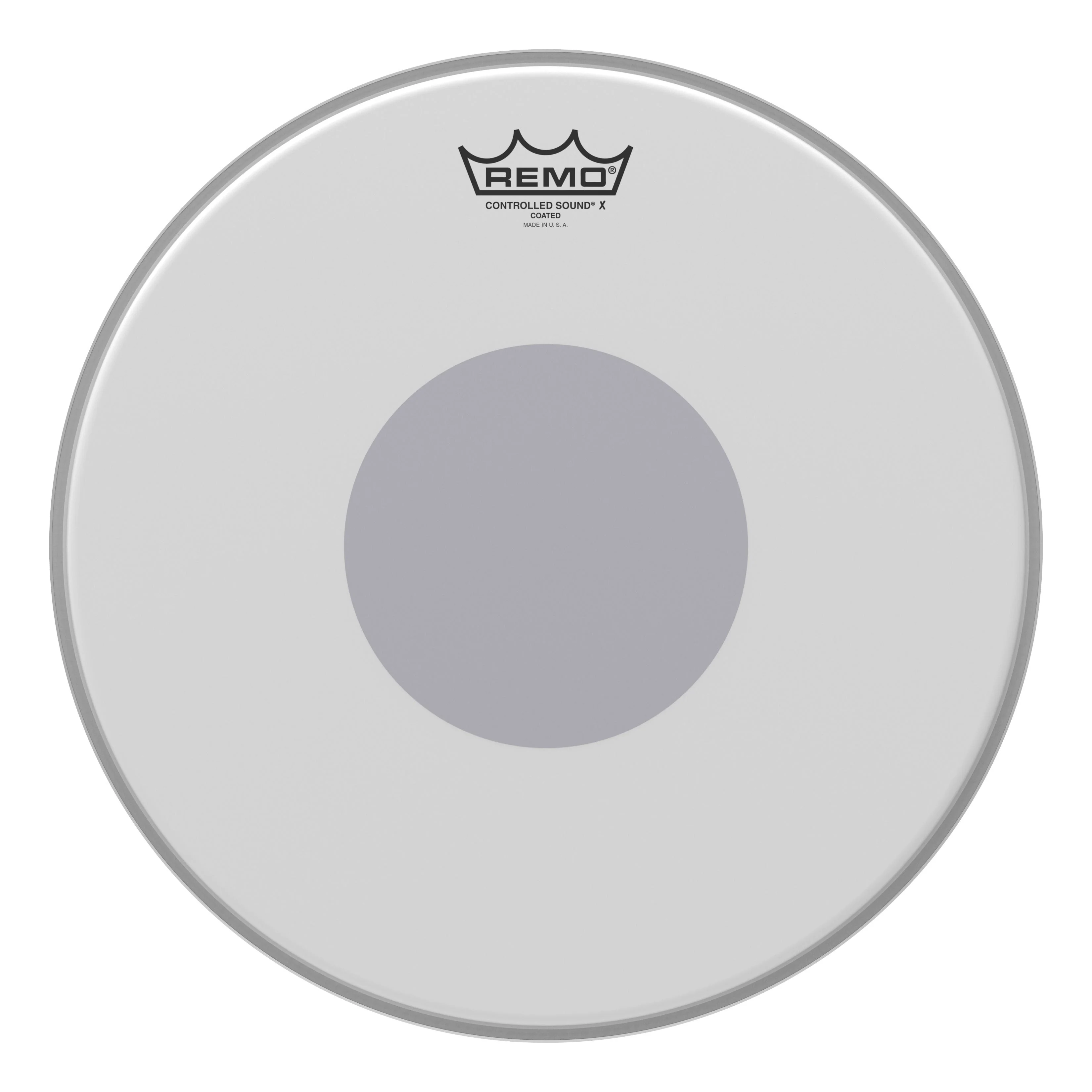 Remo - 14" Controlled Sound X Coated Drum Head With Black Dot | CX-0114-10