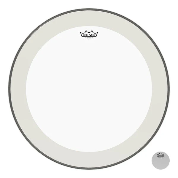 Remo - Powerstroke P4 Clear Drumhead with Impact Patch P4-1322-C2 22”