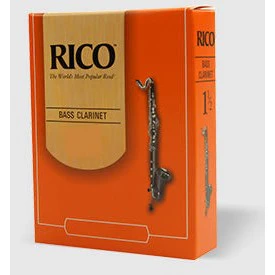 Rico - Reeds Bass Clarinet Strength 1.5 25-Pack