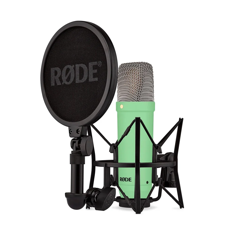 Rode - NT1 Signature Series Studio Condenser Microphone - Green - ROD-NT1SIGNATUREGREEN