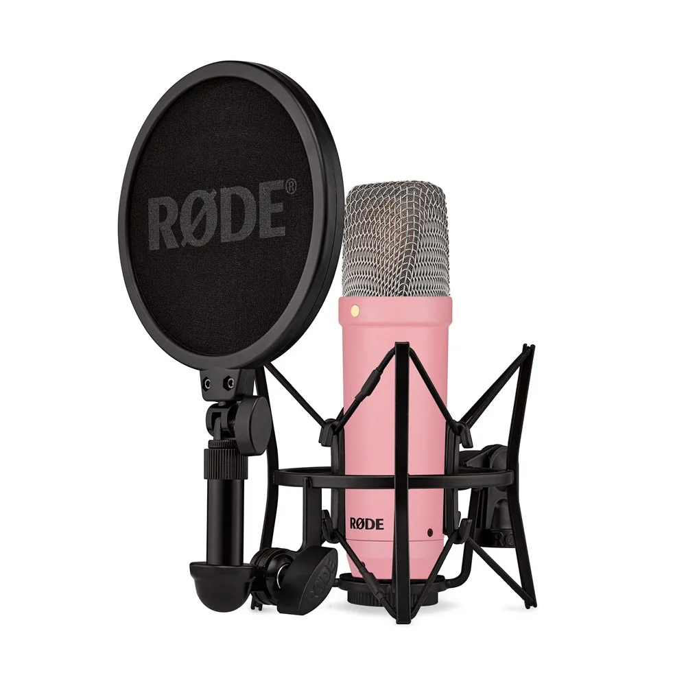 Rode - NT1 Signature Series Studio Condenser Microphone - Pink - ROD-NT1SIGNATUREPINK