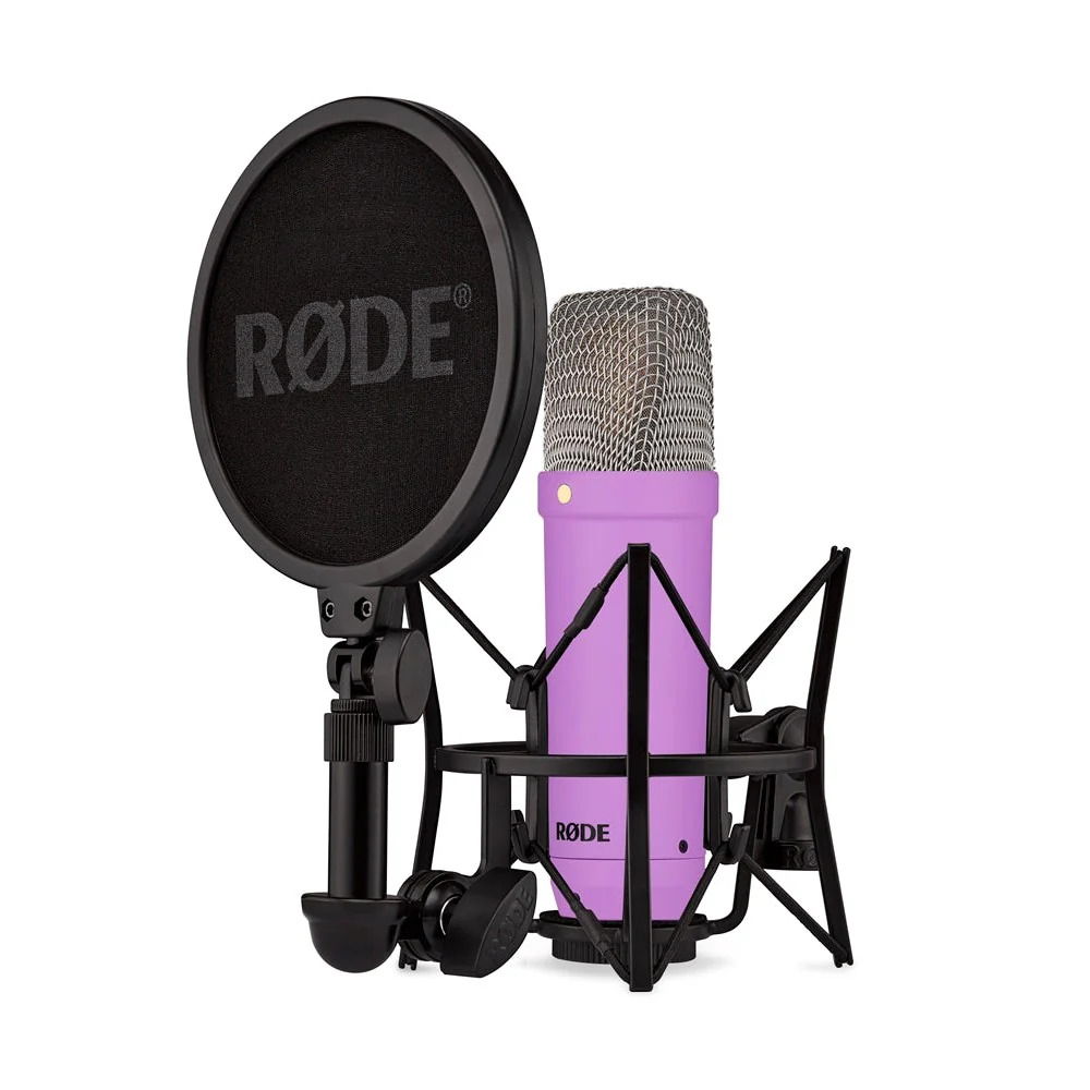 Rode - NT1 Signature Series Studio Condenser Microphone - Purple - ROD-NT1SIGNATUREPURPLE