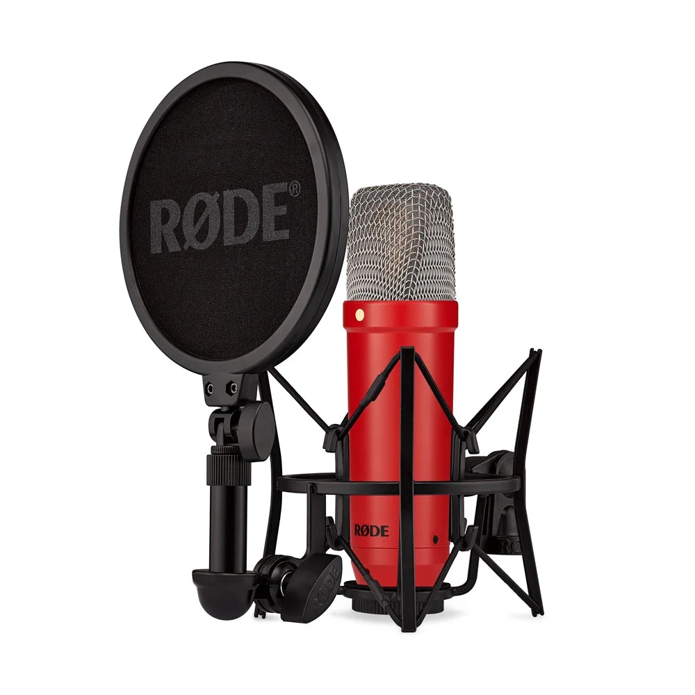 Rode - NT1 Signature Series Studio Condenser Microphone  - Red - ROD-NT1SIGNATURERED