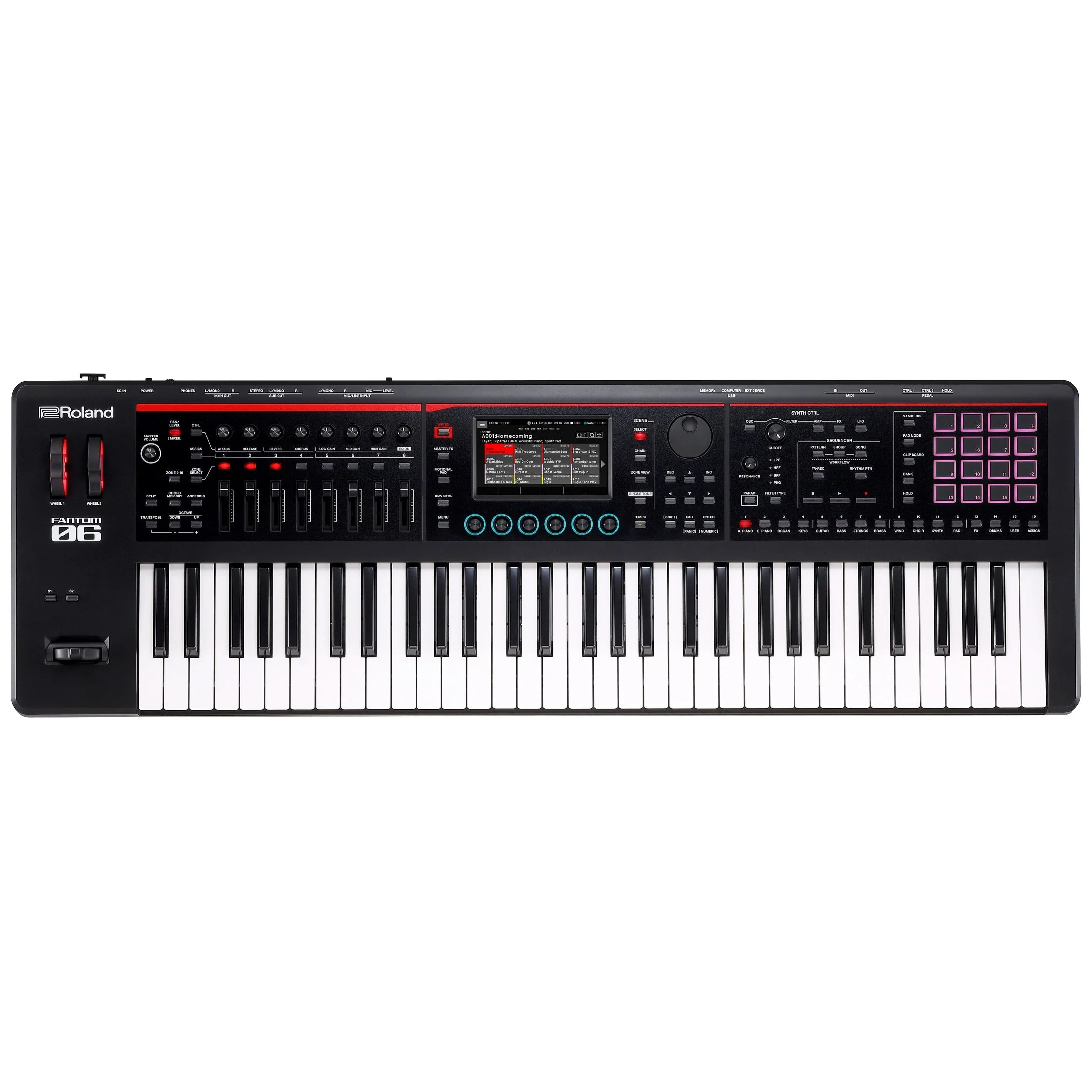 Roland - FANTOM-06 Synthesizer Keyboard