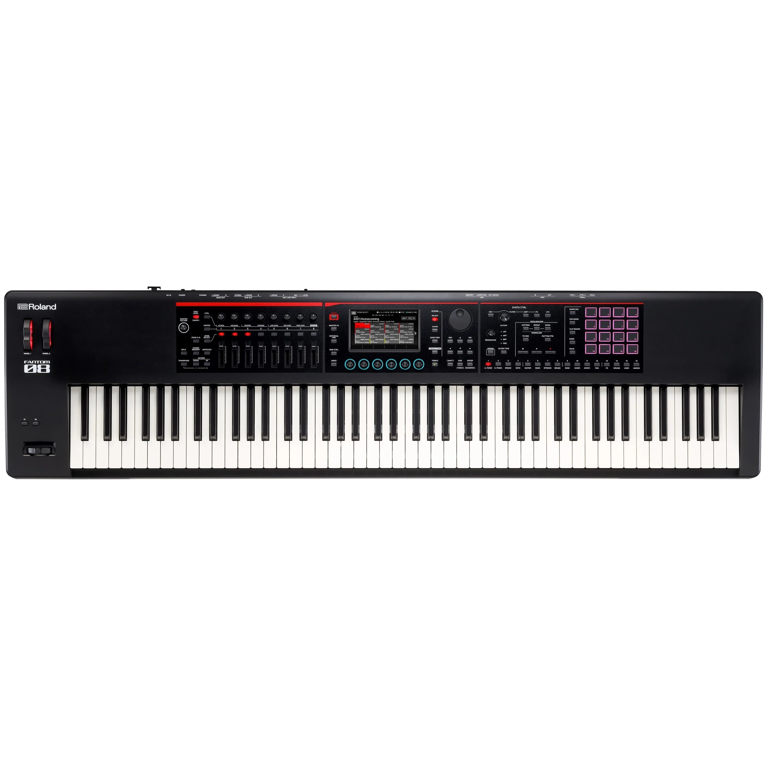Roland - FANTOM-08 Synthesizer Keyboard