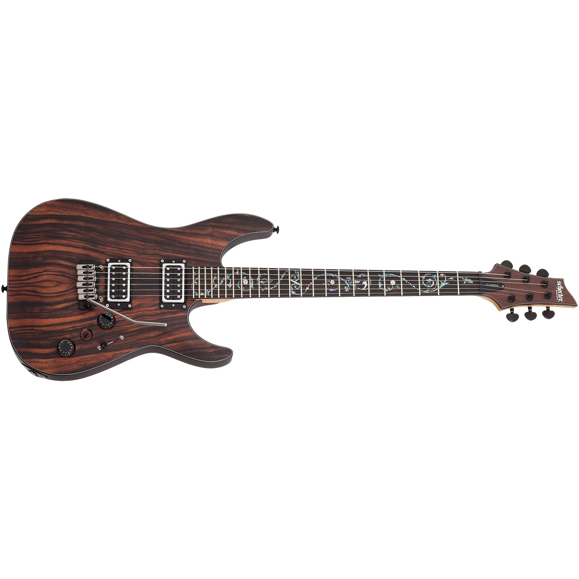 Schecter - C-1 Exotic Ebony Natural Satin (NS) 3337