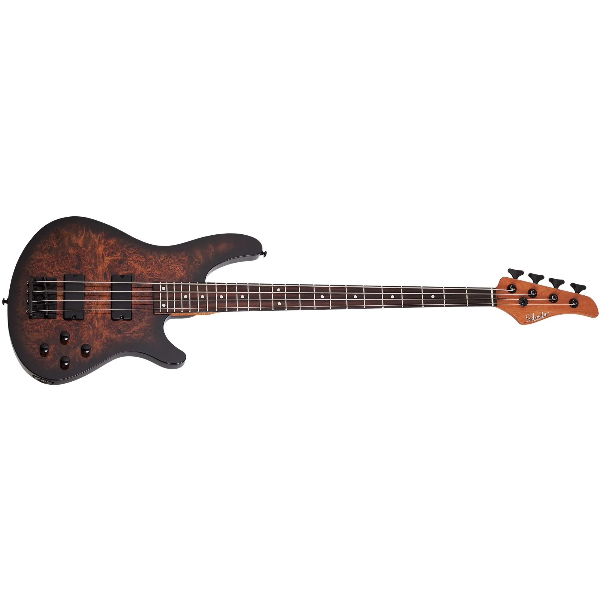Schecter - C-4 Standard 4-String Electric Bass, Tobacco Burl
 - B 3970