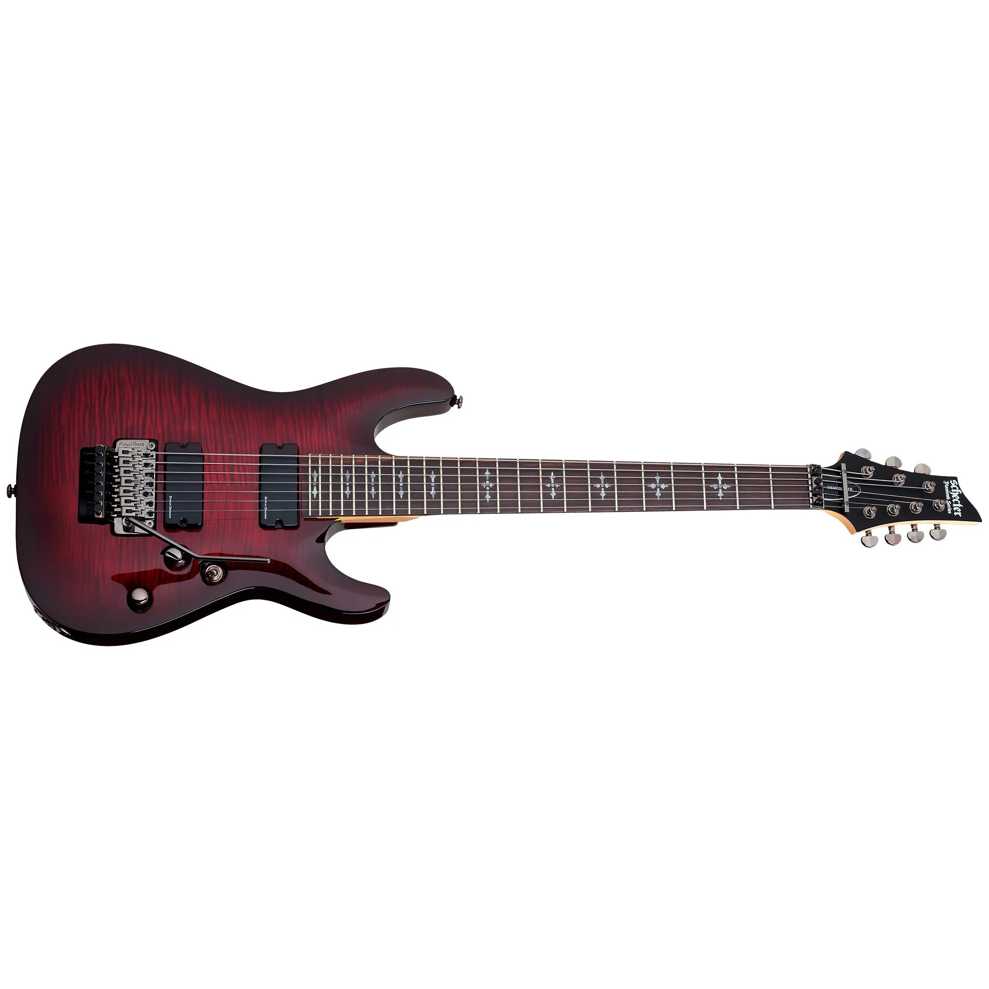Schecter - Demon-7 FR Crimson Red Burst (CRB) #3260