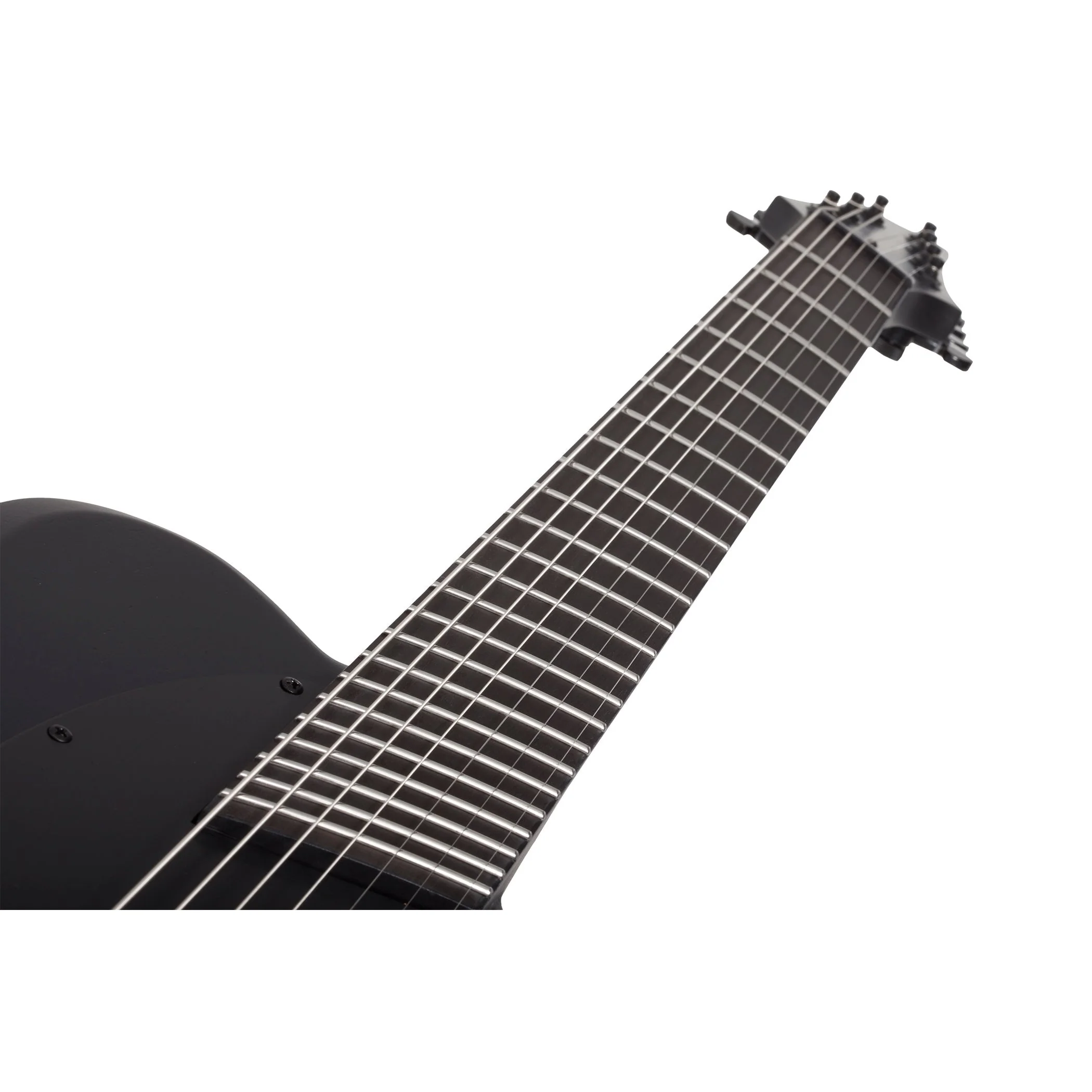 Schecter - PT-7 Black Ops 7-String Electric Guitar, Satin Black Open Pore - 621-SHC - Image 3
