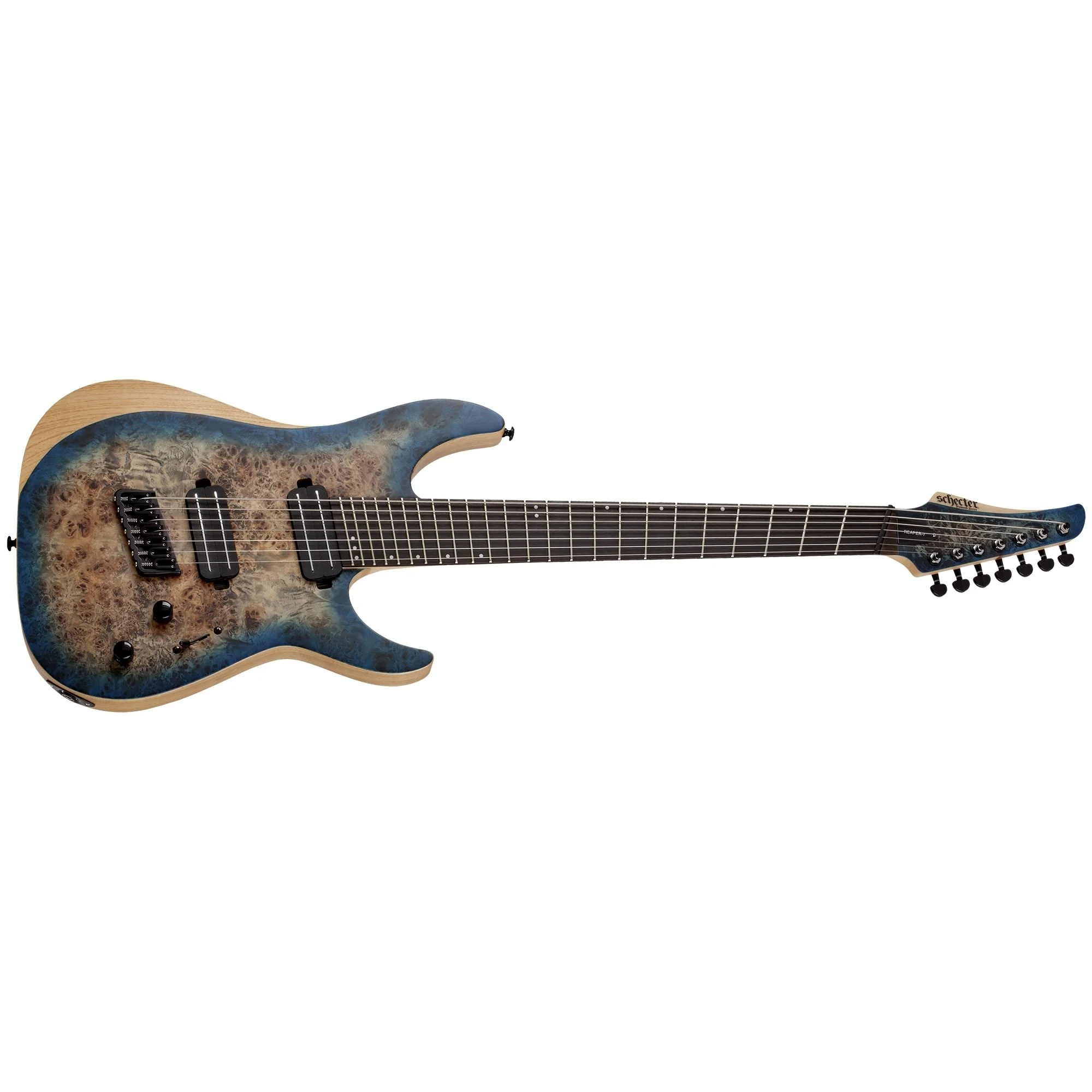 Schecter - Reaper-7 7-string Electric Guitar - Satin Sky Burst